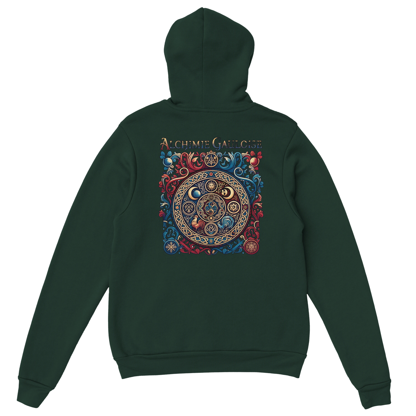 Sweat à capuche homme Alchimie Gauloise – Hoodie premium en coton mélangé