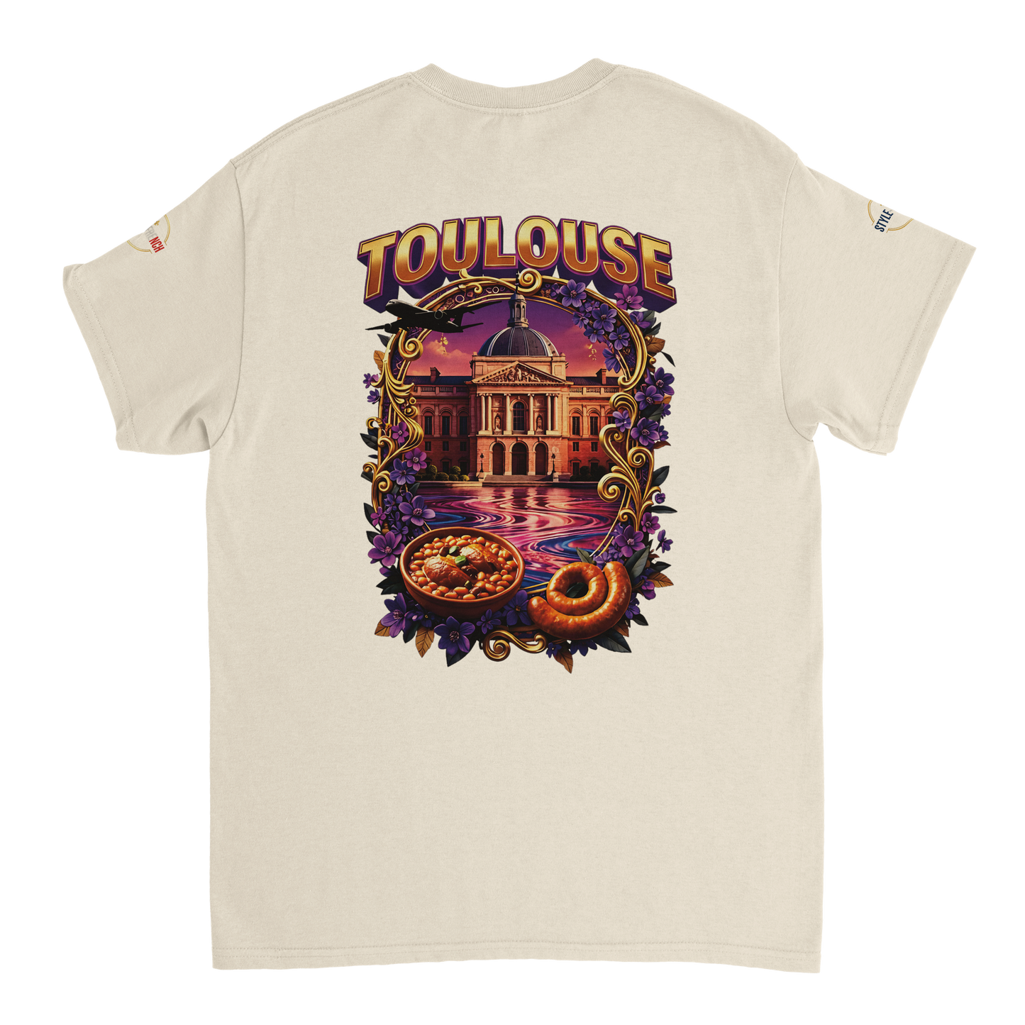 T-Shirt Unisexe Toulouse France – T-Shirt en Coton Premium à Coupe Classique