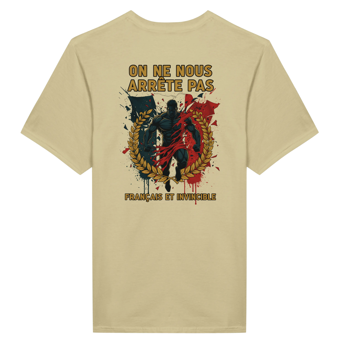 T-shirt Homme « On Nous Arrête Pas » - Classique Ras du Cou Gildan 64000