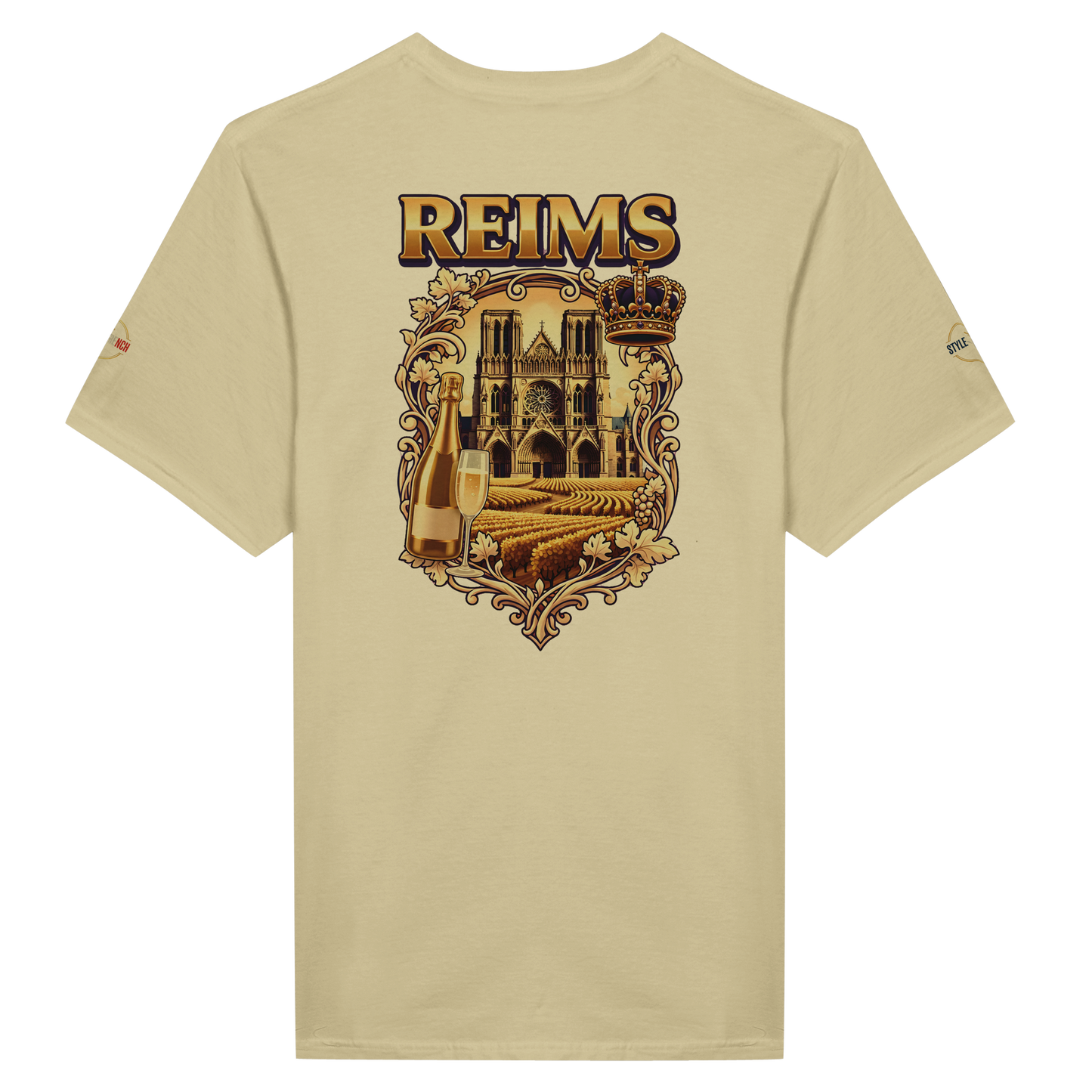 T-shirt Unisexe Reims - Ville de France - Design Premium
