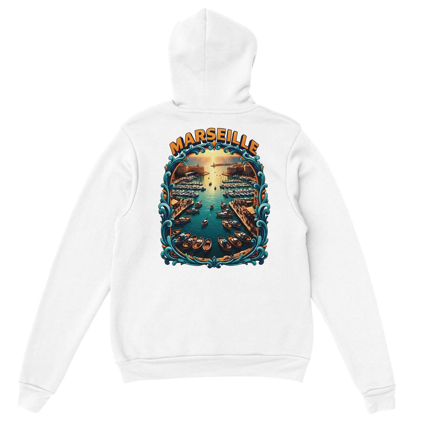 Sweat à capuche unisexe Marseille – Hoodie premium en coton mélangé