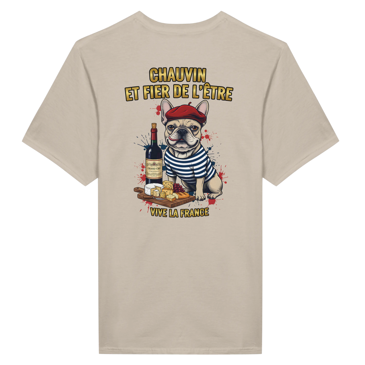 T-shirt Homme Chauvin et Fier de l'Être - Classique Ras du Cou Gildan 64000