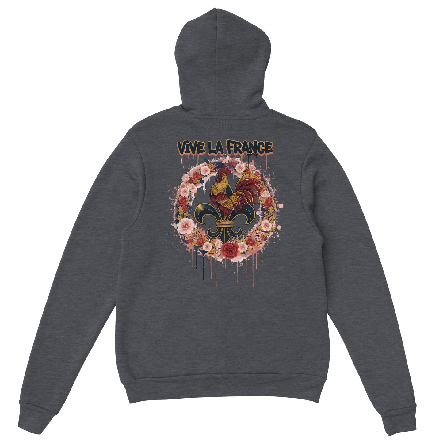 Sweat à capuche femme  Vive la France – Hoodie Premium Confortable et Résistant