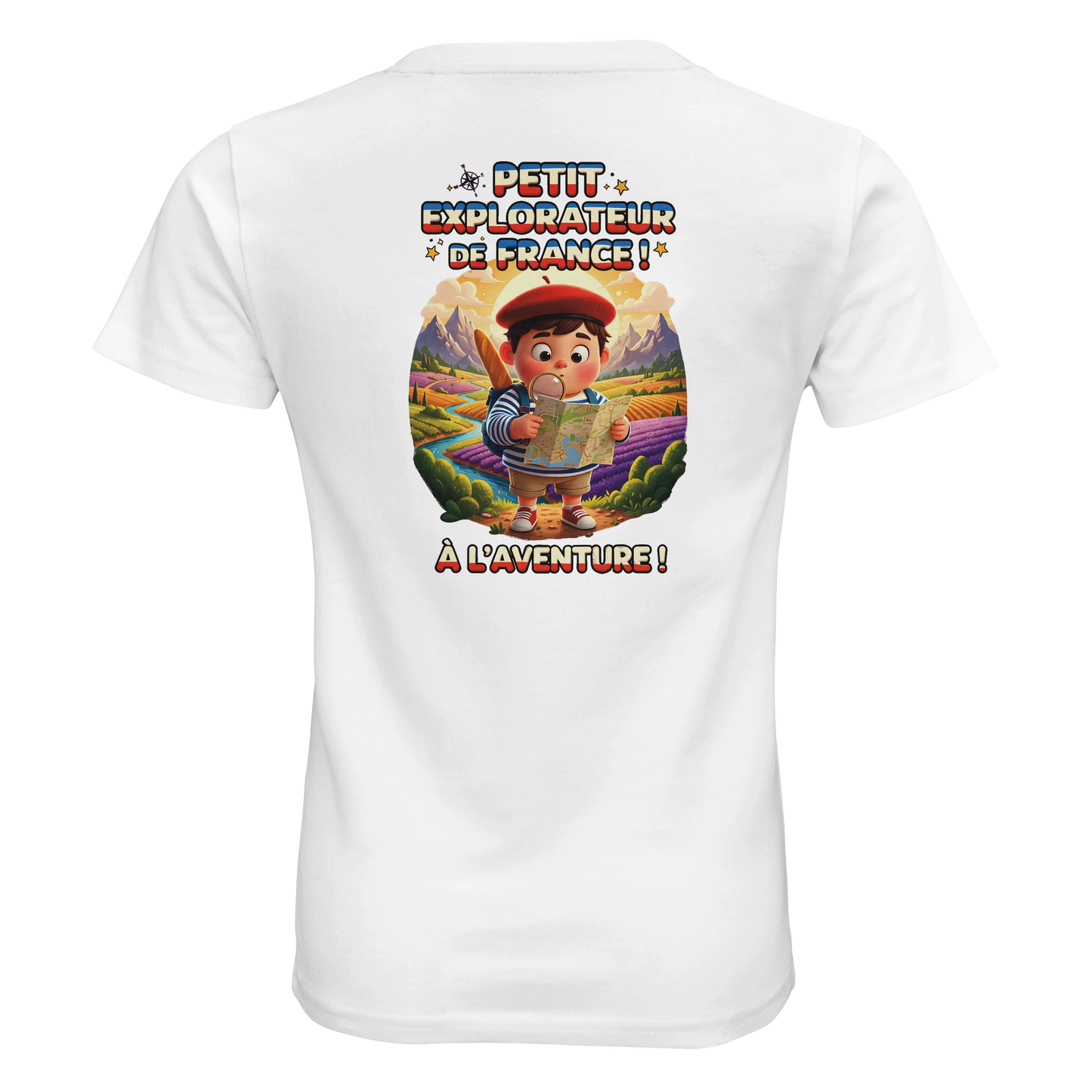 T-shirt Garçon Petit Explorateur – 100% Coton Bio
