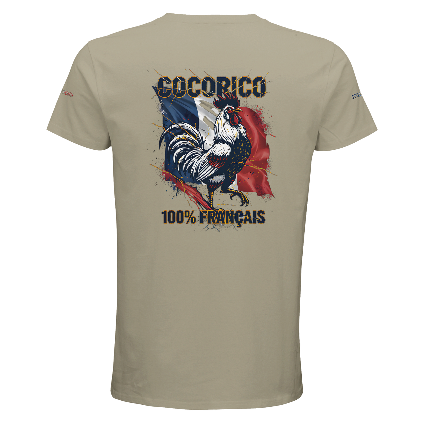 T-shirt Homme Cocorico - Coton Bio Premium à Col Rond