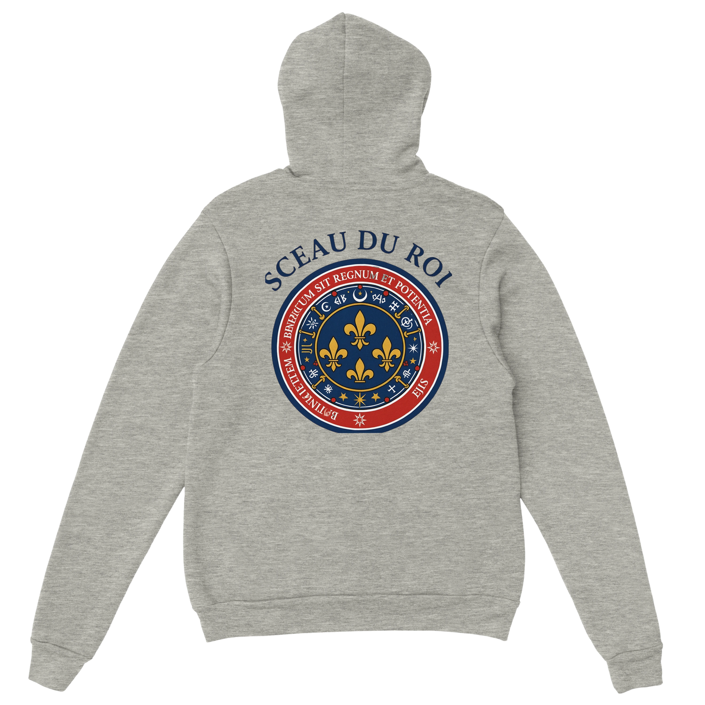 Sweat à capuche Le Sceau du Roi pour homme – Hoodie premium en coton mélangé