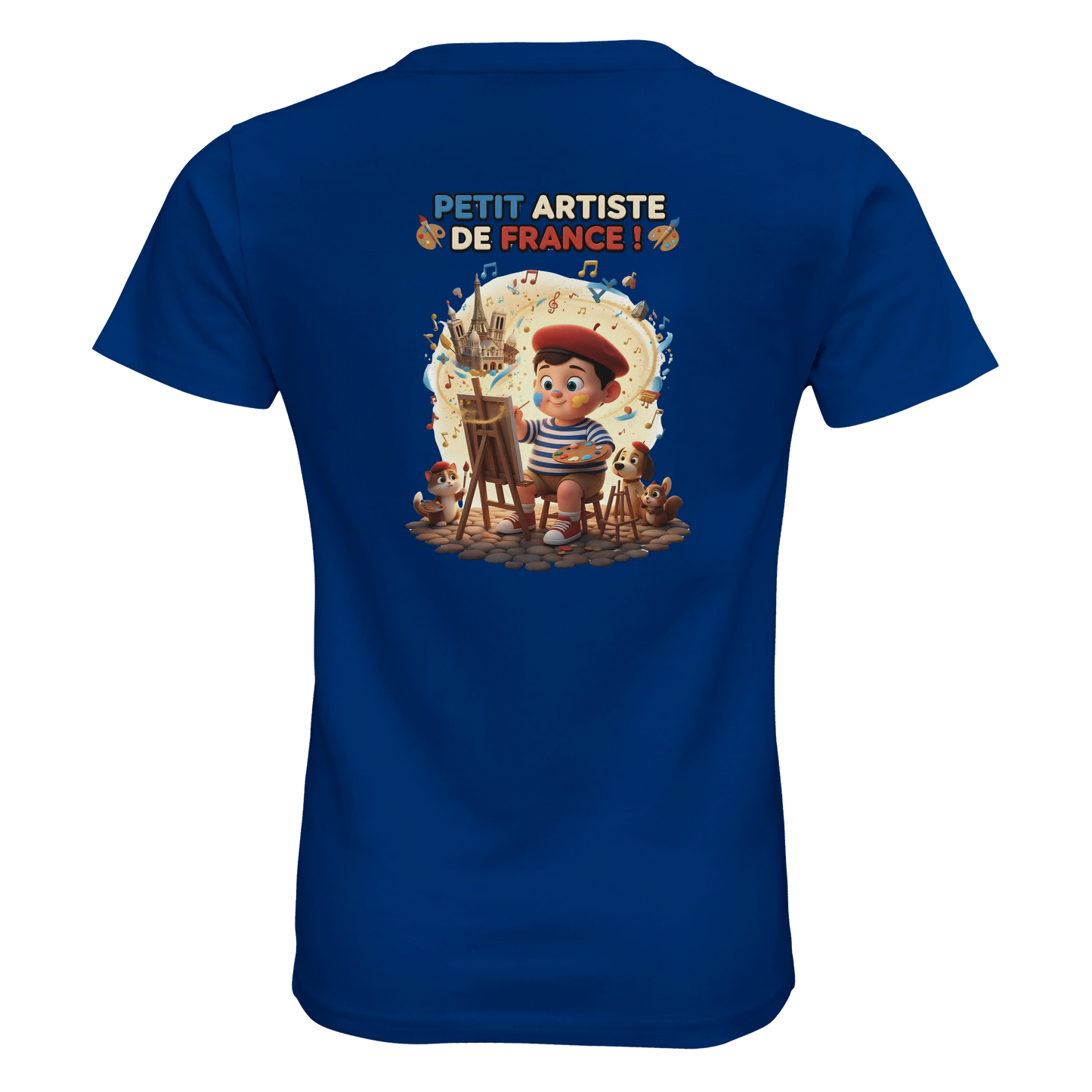 T-shirt Enfant Petit Artiste de France – 100% Coton Bio