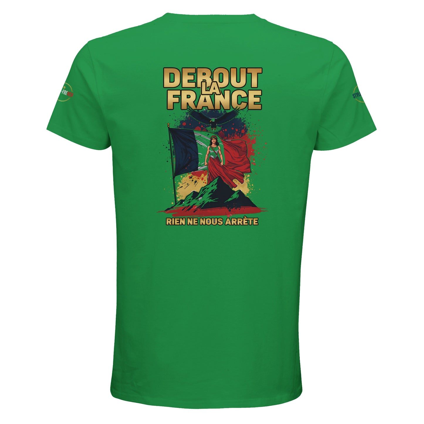 T-shirt Femme Debout la France – 100% Coton Bio