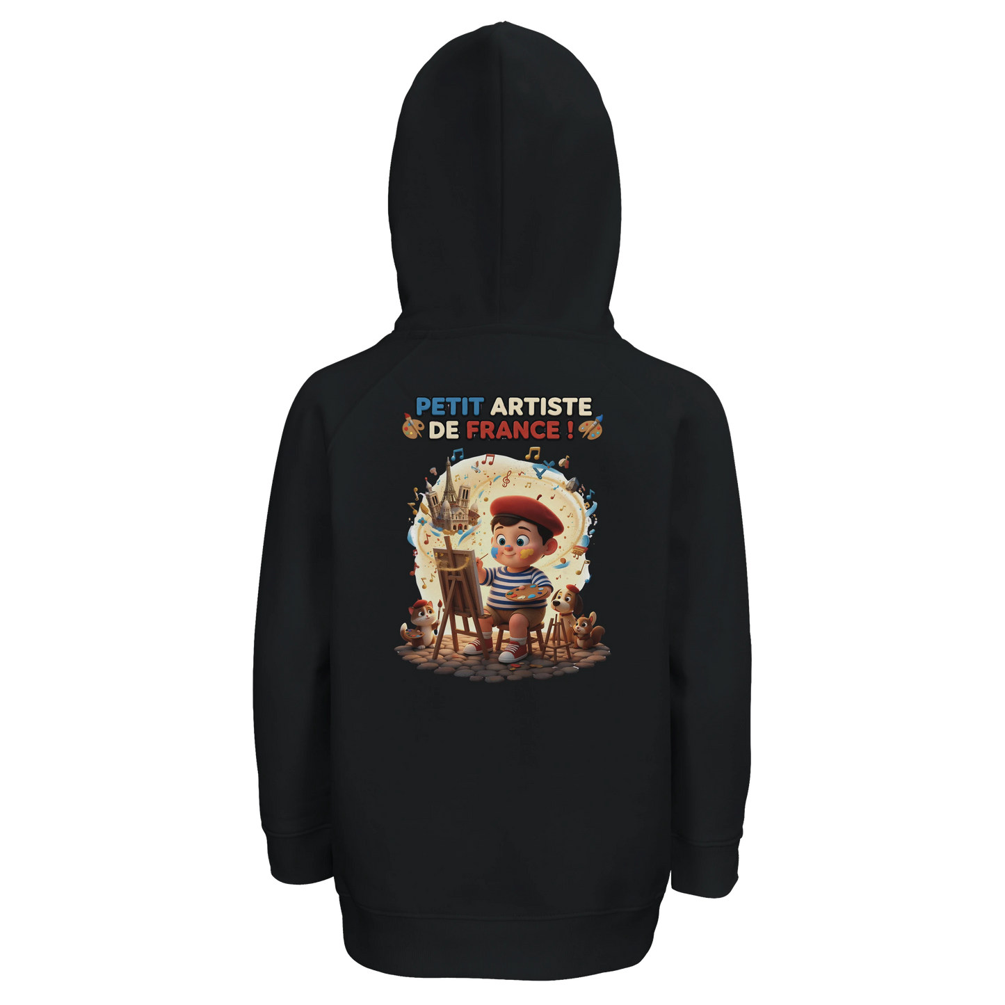 Sweat à Capuche garçon Petit Artiste de France – Coton Bio Durable