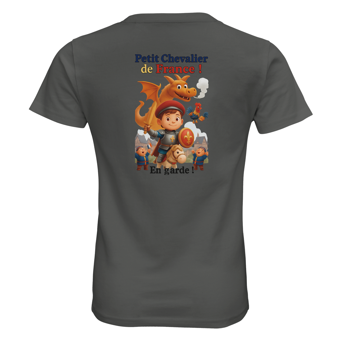 Organic slim-fit T-shirt for boys Little Knight of France | SOL'S Pioneer Kids 03578