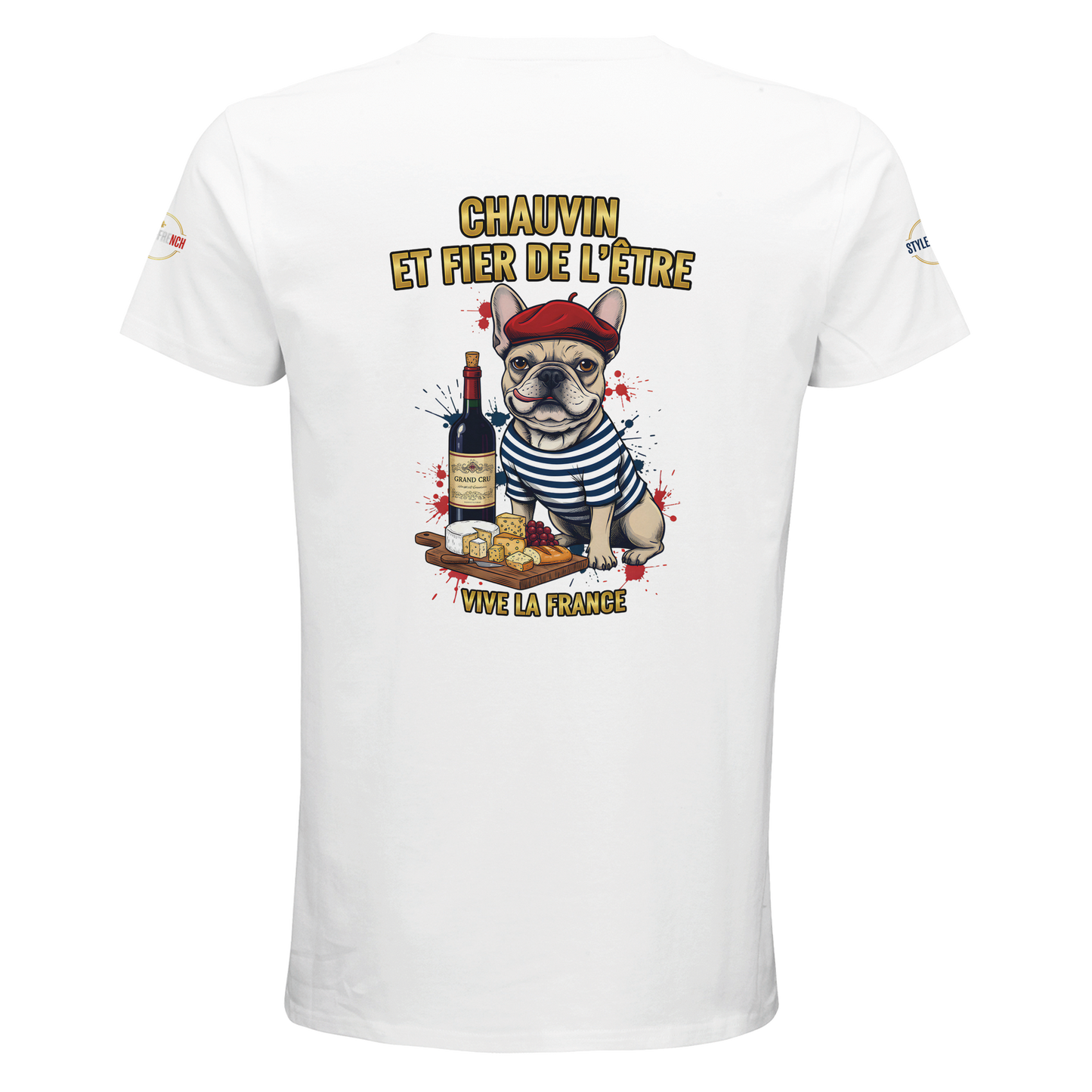 T-shirt Homme Chauvin et Fier de l'Être - 100% Coton Bio