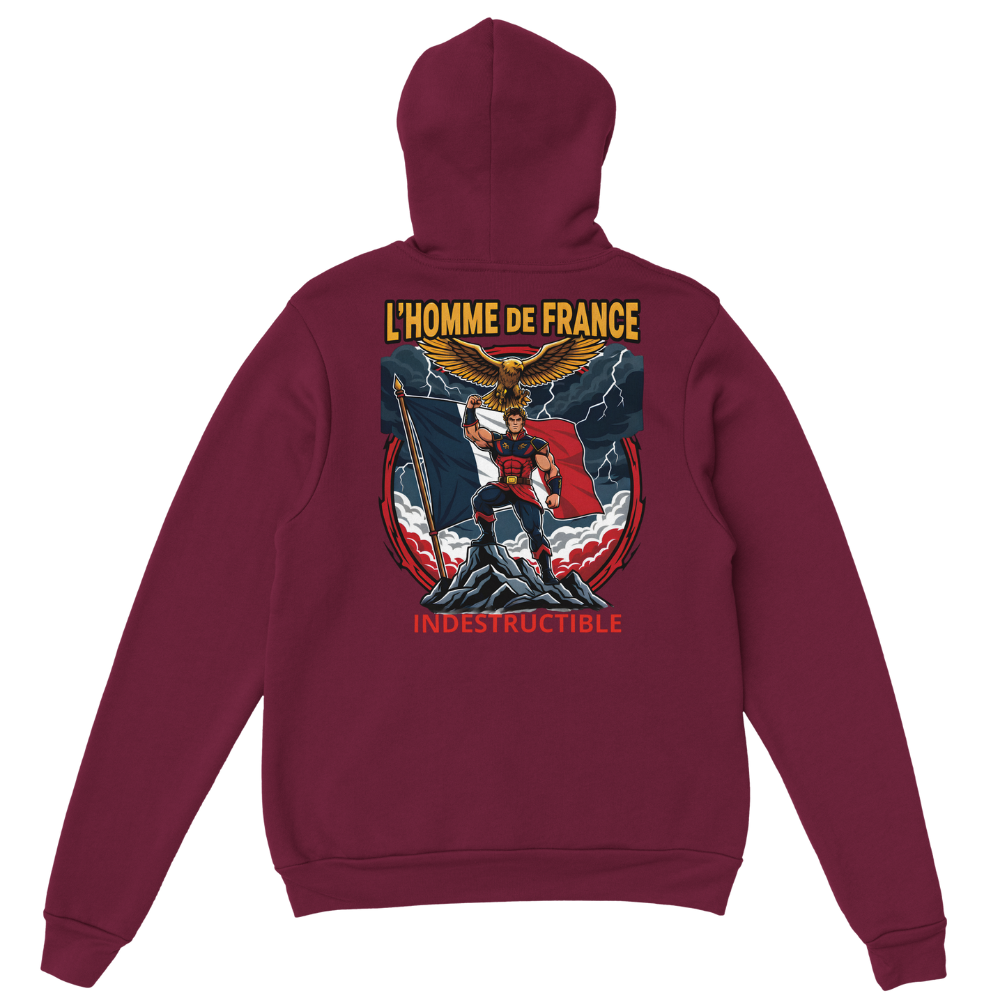 Sweat à Capuche Homme homme de France - Design France - Confort Premium