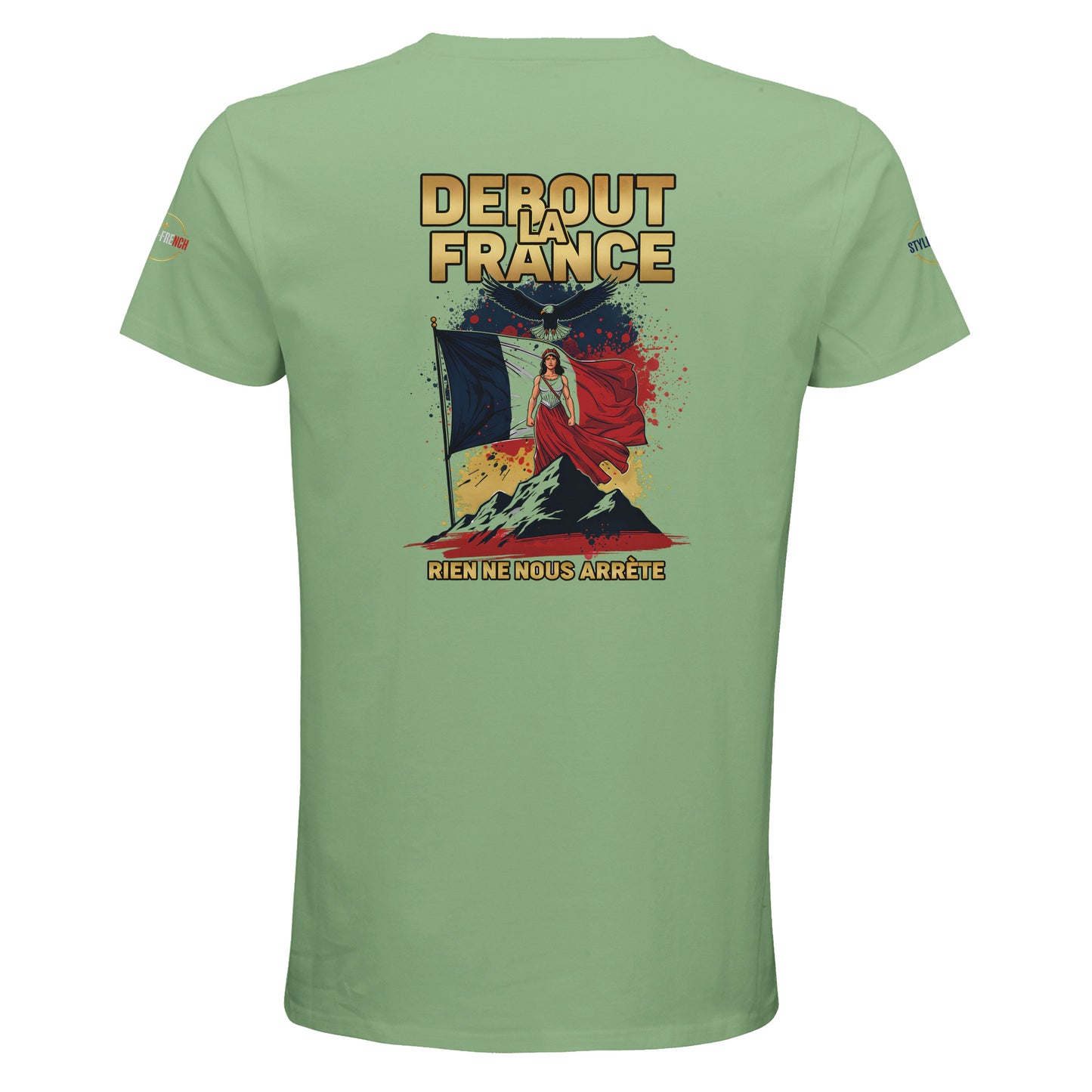 T-shirt Femme Debout la France – 100% Coton Bio