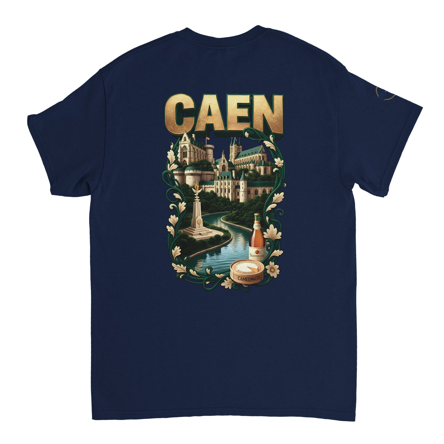 T-shirt Unisexe Caen - Ville de France - Design Classique en Coton