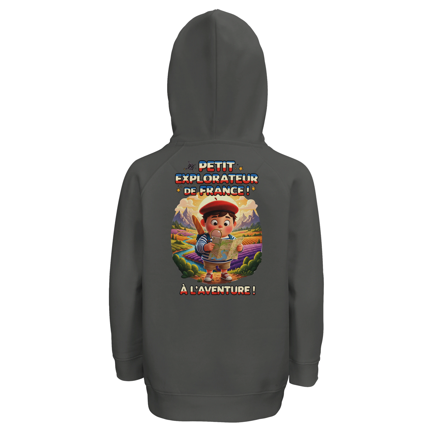 Sweat à Capuche Enfant Petit Explorateur - Coton Bio et Durable
