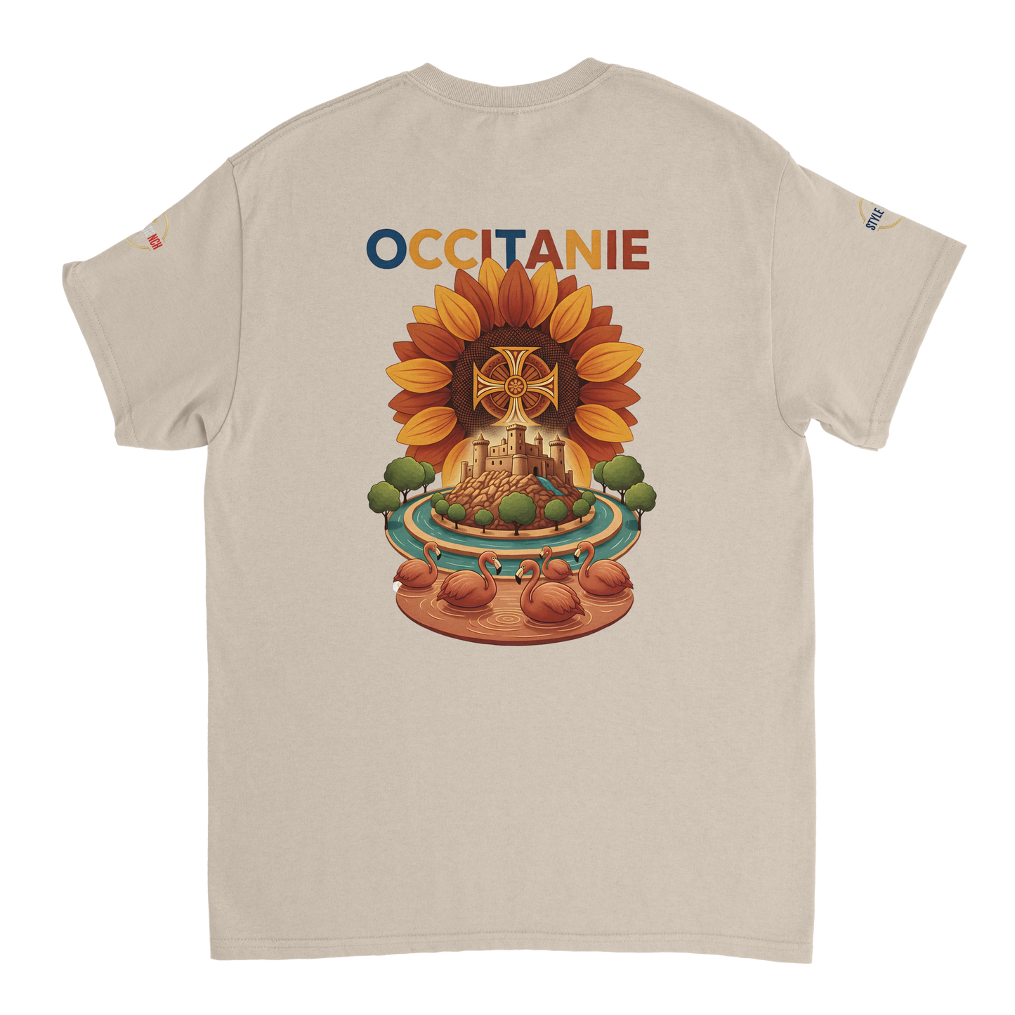 T-shirt Unisexe Occitanie – Coton Épais Premium