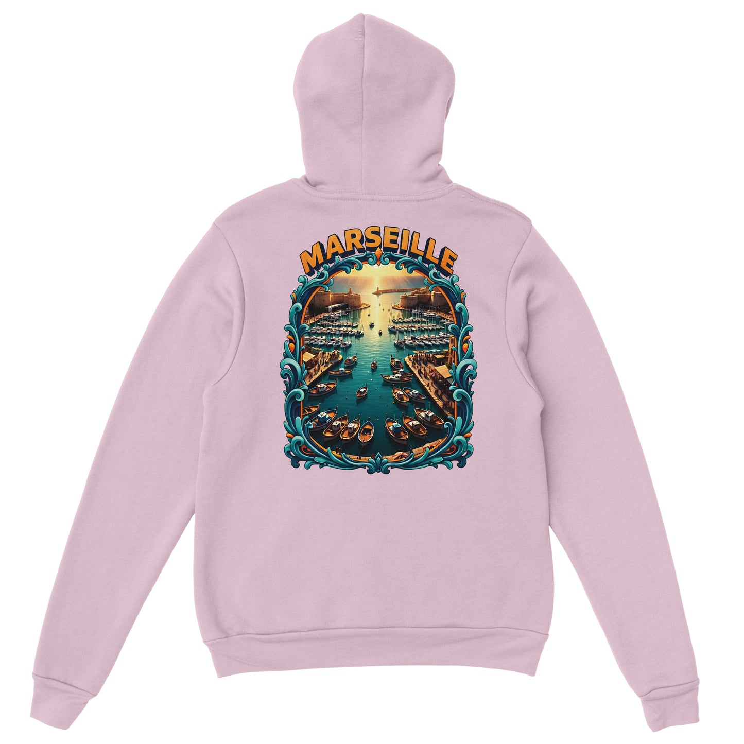 Sweat à capuche unisexe Marseille – Hoodie premium en coton mélangé