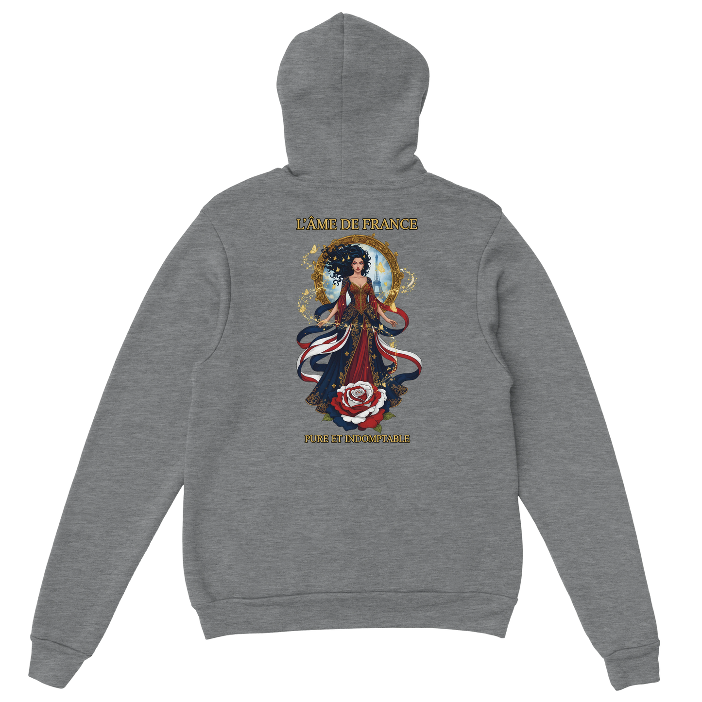 Sweat à capuche femme L'âme de France - Confort premium et style élégant