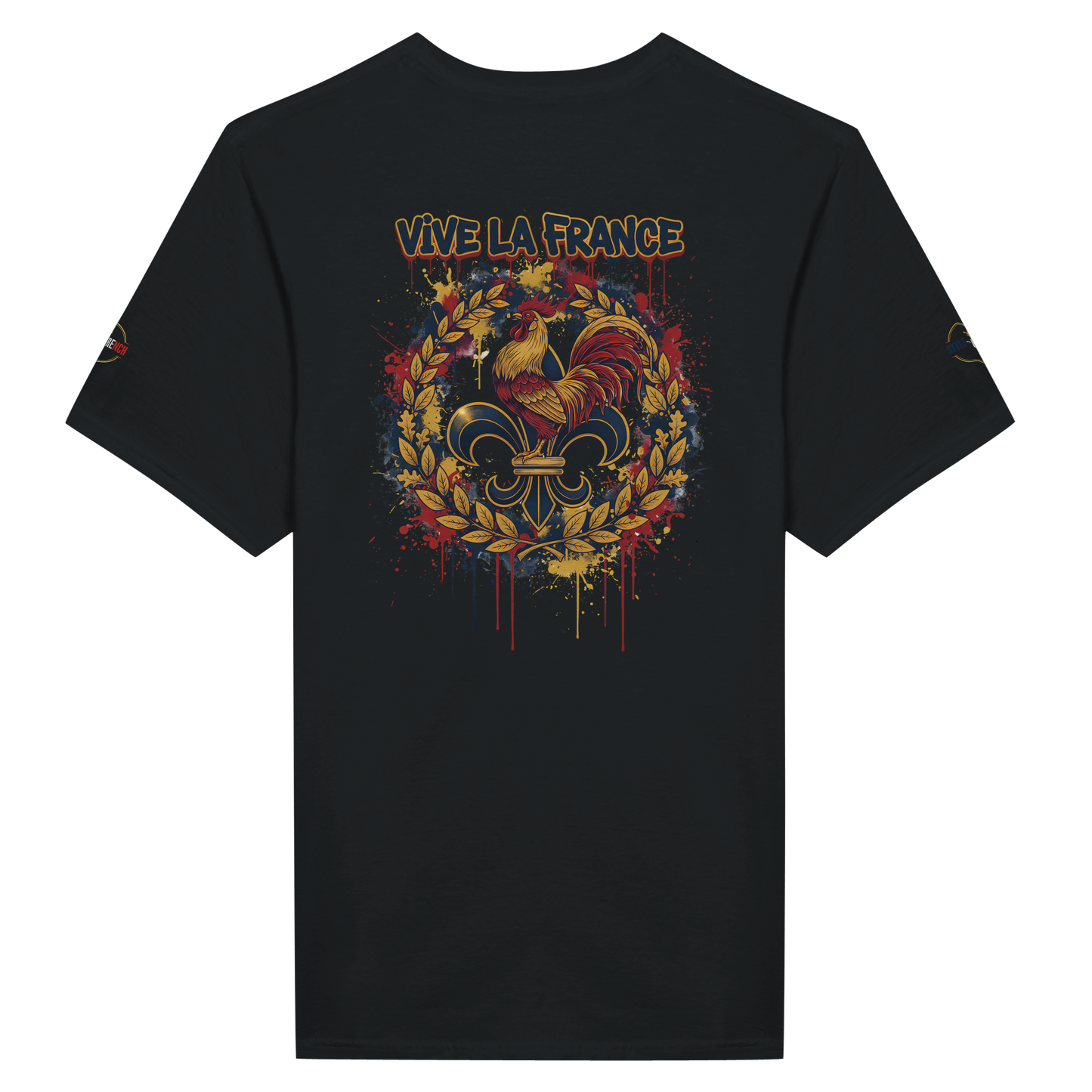 T-shirt Homme 'Vive la France' – Coton Premium, Coupe Classique