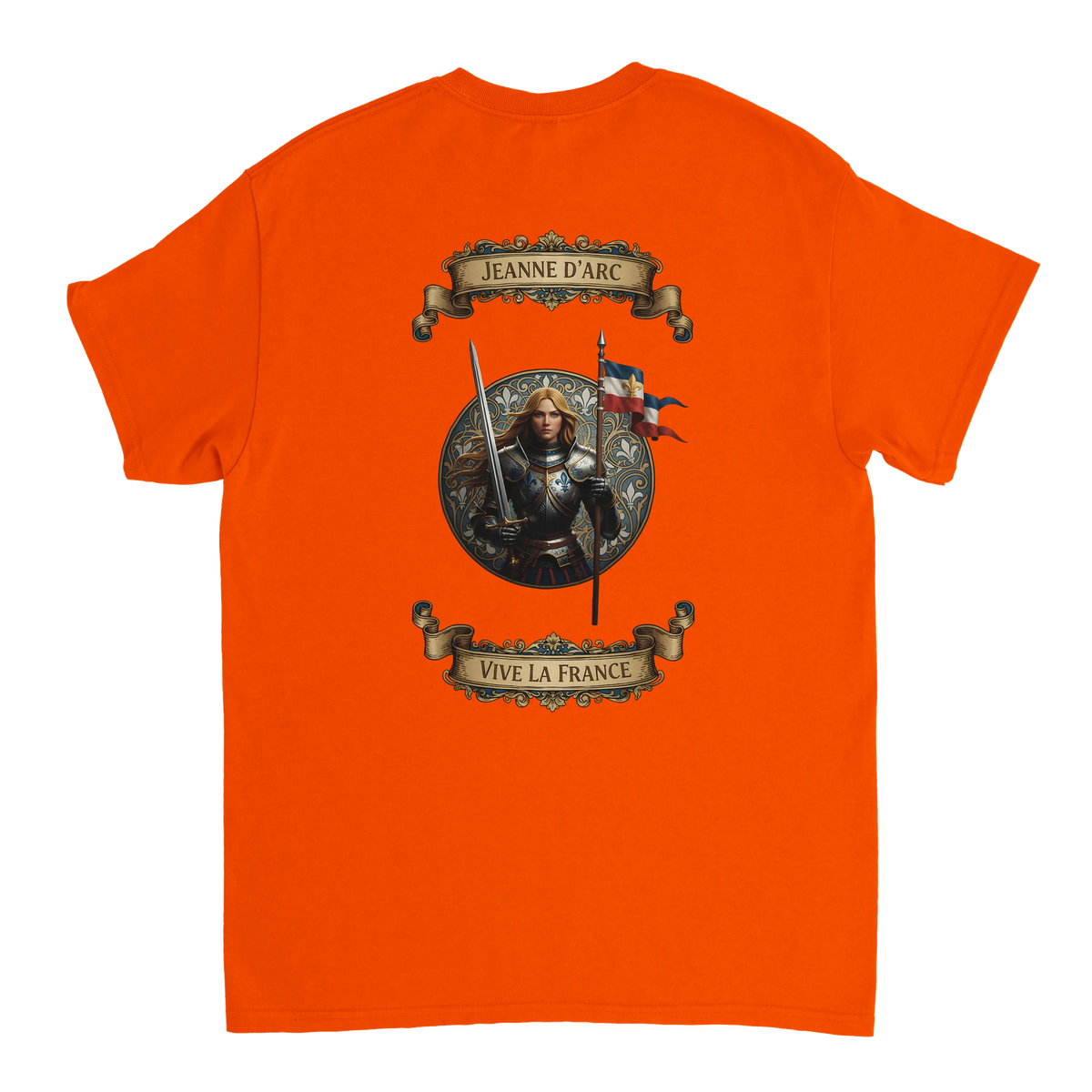 T-shirt Femme Jeanne d'Arc - Symbole Iconique en Coton Premium