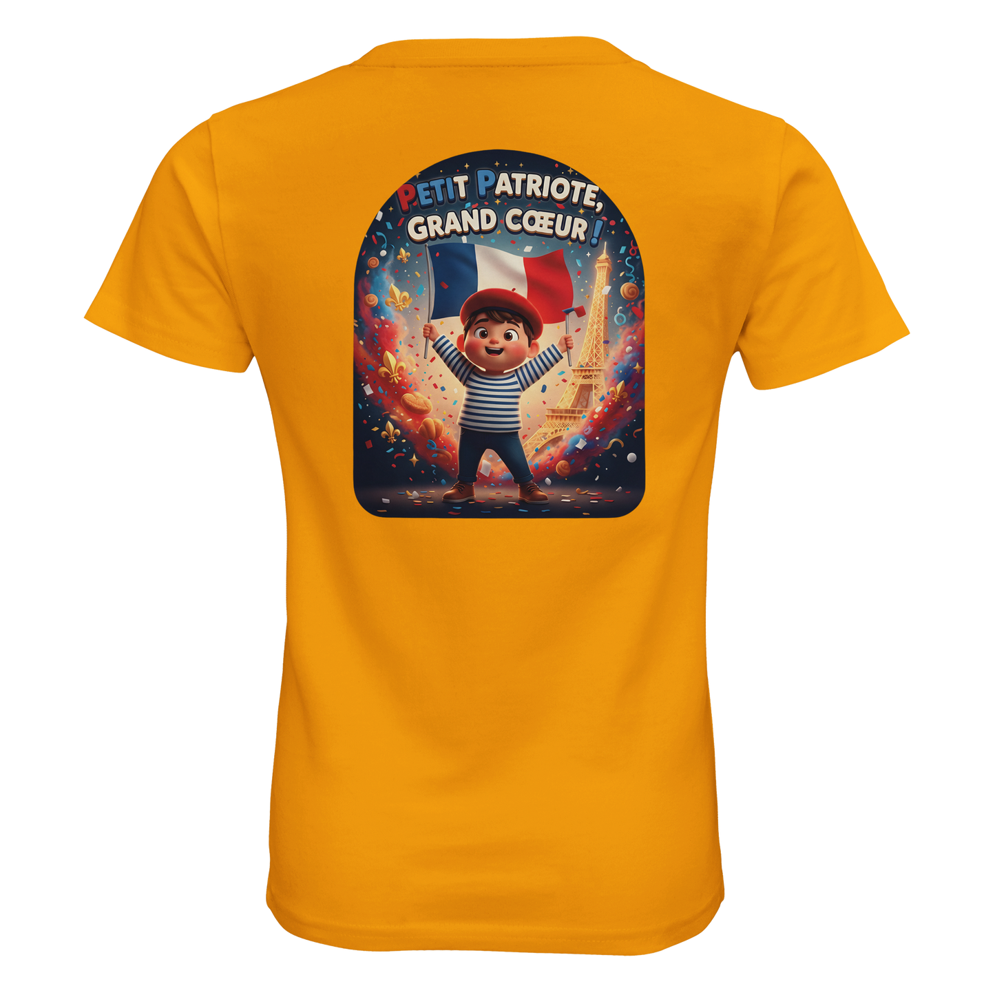 T-shirt Garçon Petit Patriote - Coton Bio Premium