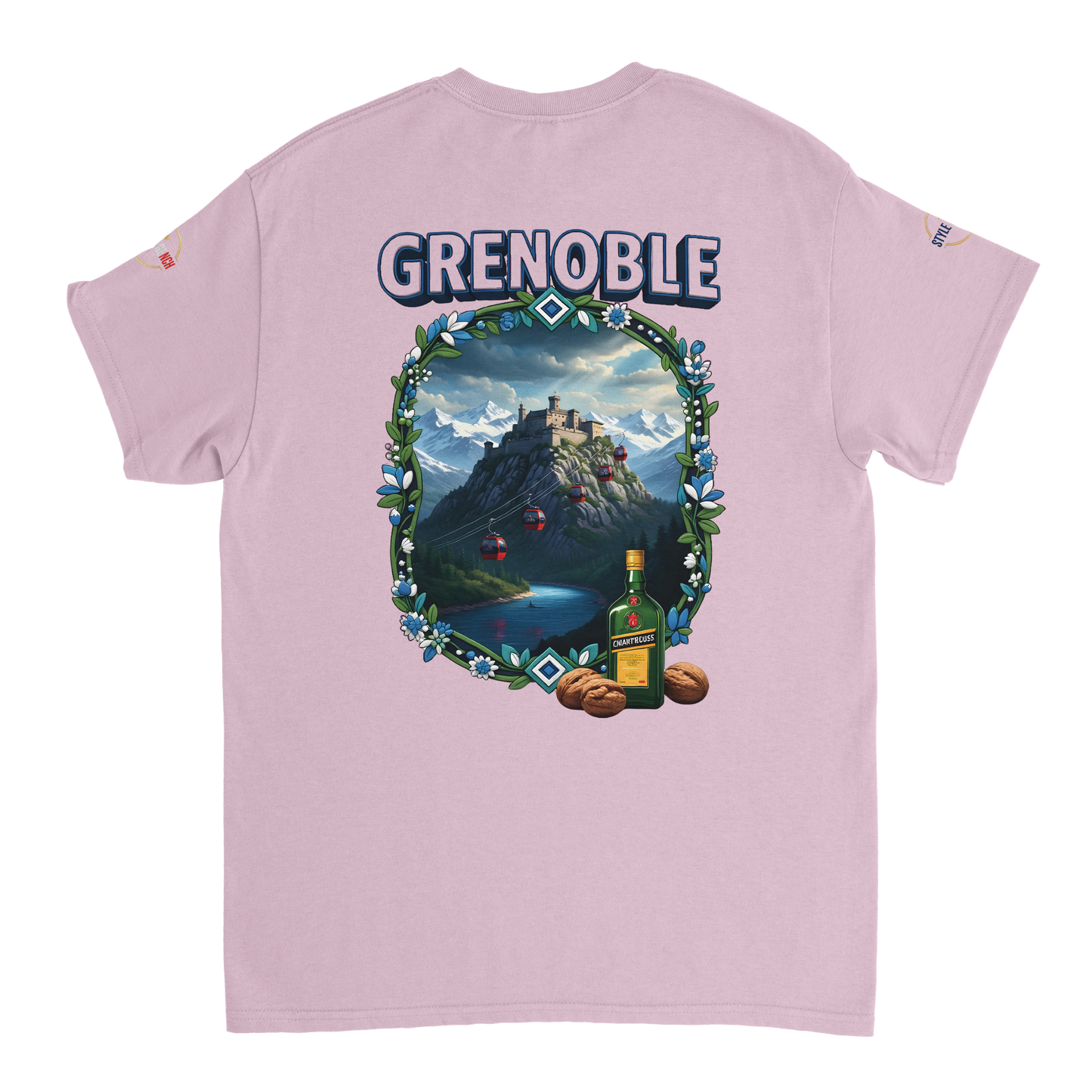 T-shirt Unisexe Grenoble - Ville de France - Coton Premium