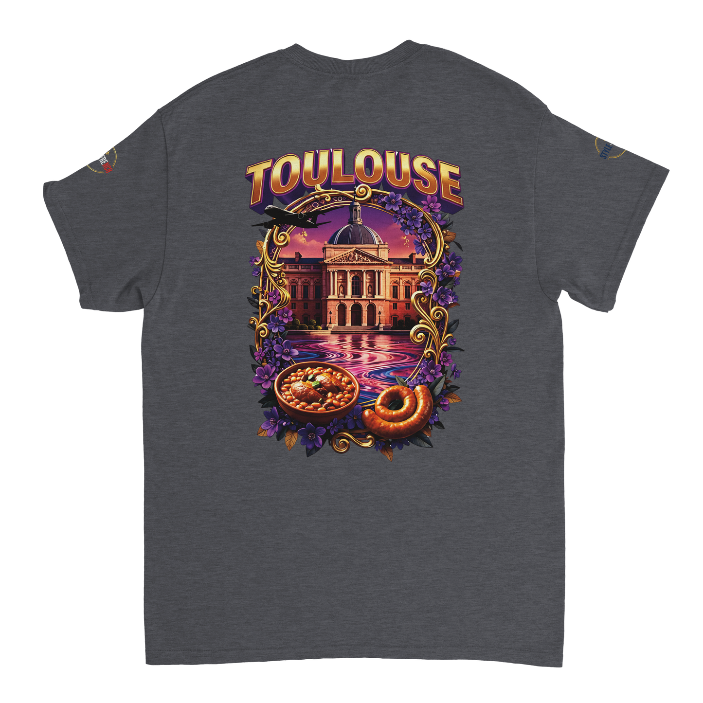 T-Shirt Unisexe Toulouse France – T-Shirt en Coton Premium à Coupe Classique