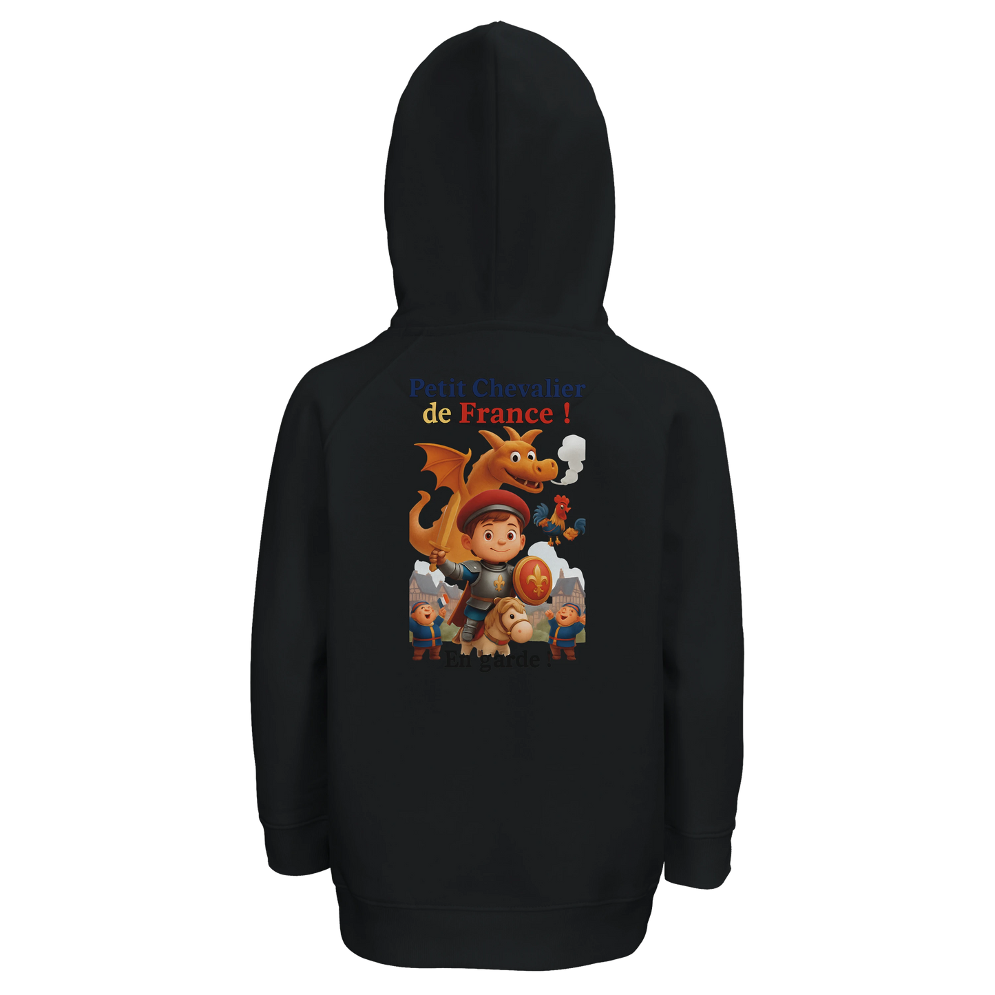 Sweat à capuche garçon Petit Chevalier de France - Coton Bio