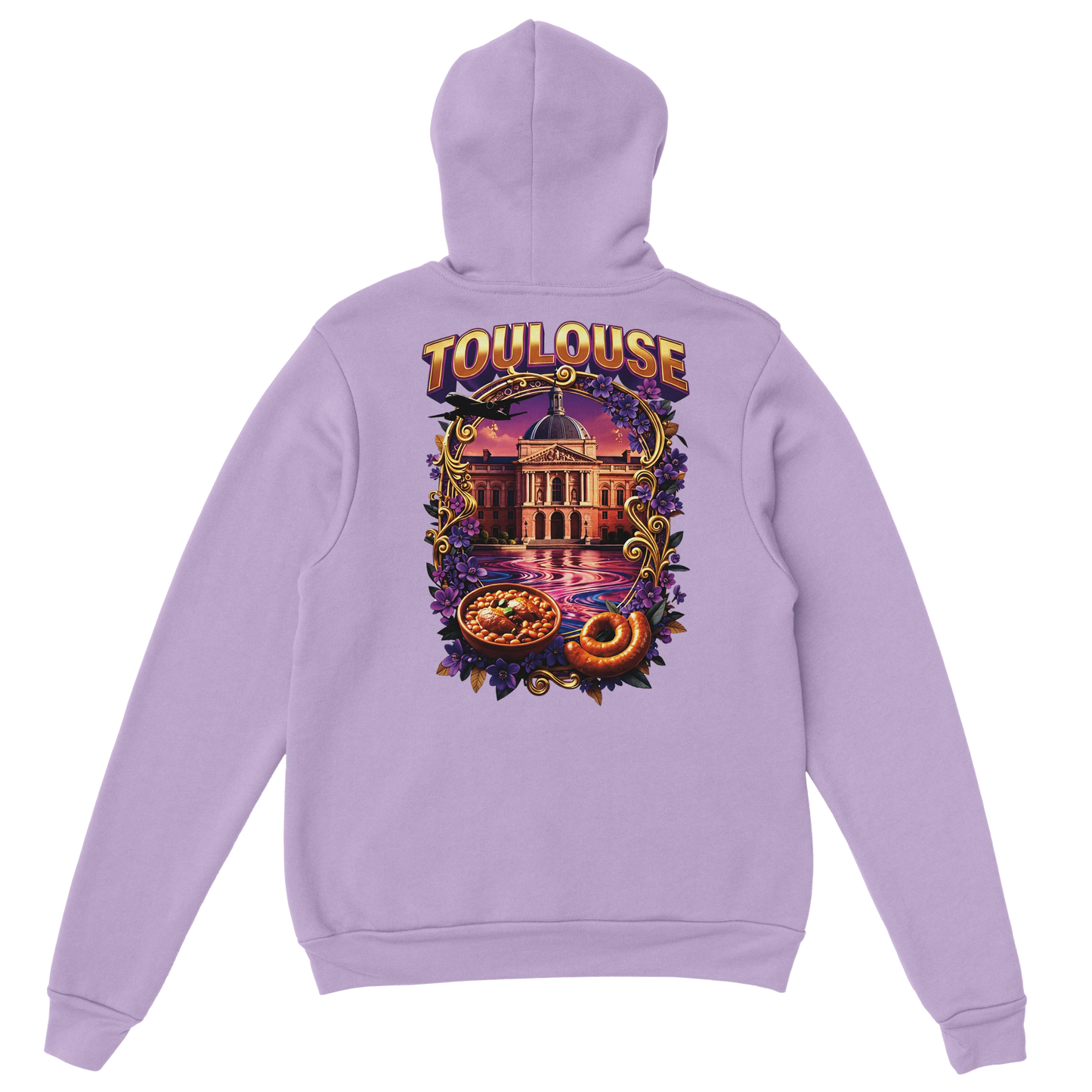 Sweat à Capuche Unisexe Toulouse – Ville de France – Confort Premium