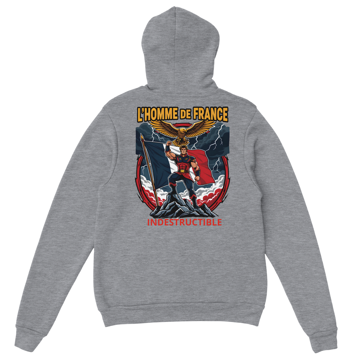 Sweat à Capuche Homme homme de France - Design France - Confort Premium