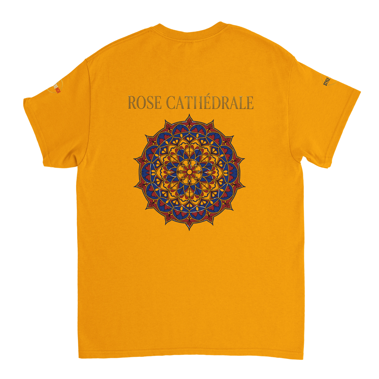 T-shirt Femme Rose Cathédrale – Coton Épais à Coupe Classique