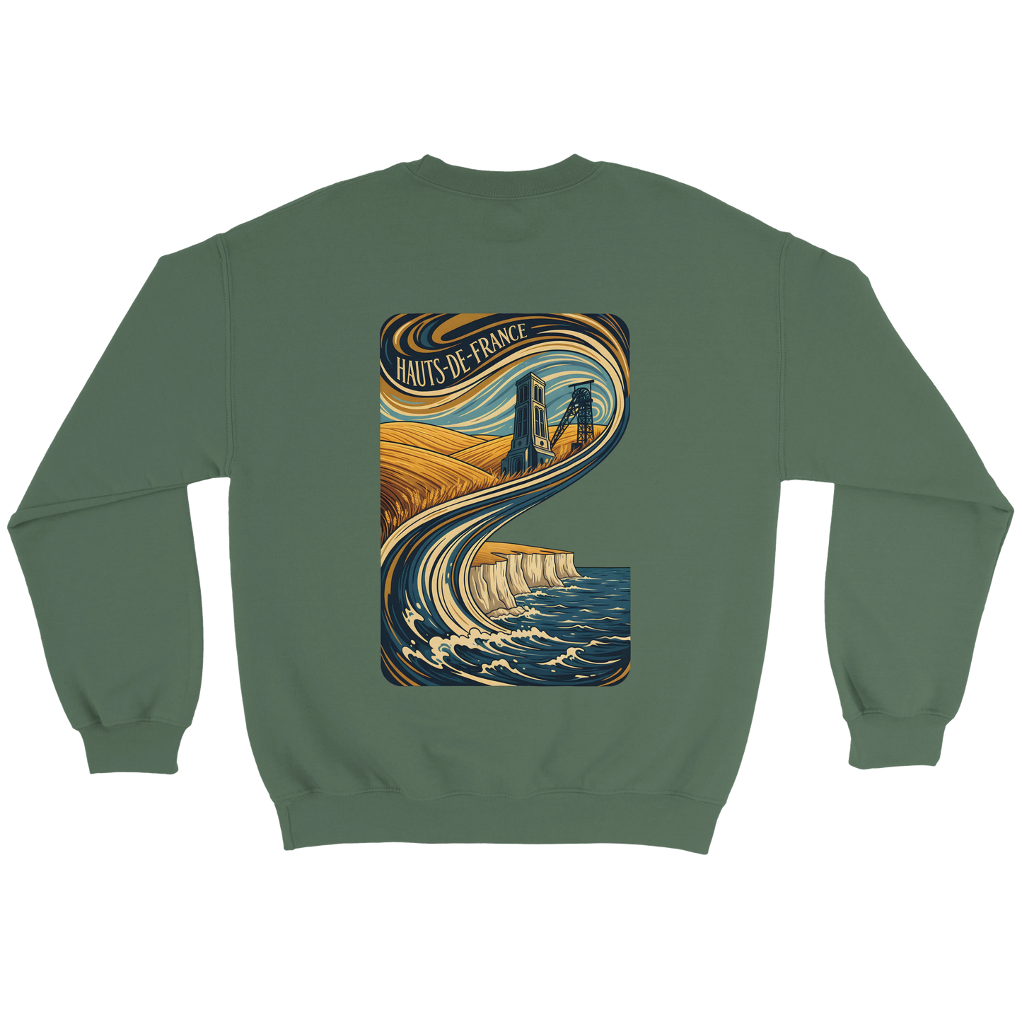 Sweat-shirt Unisexe Haut de France - Confort Premium et Design Classique