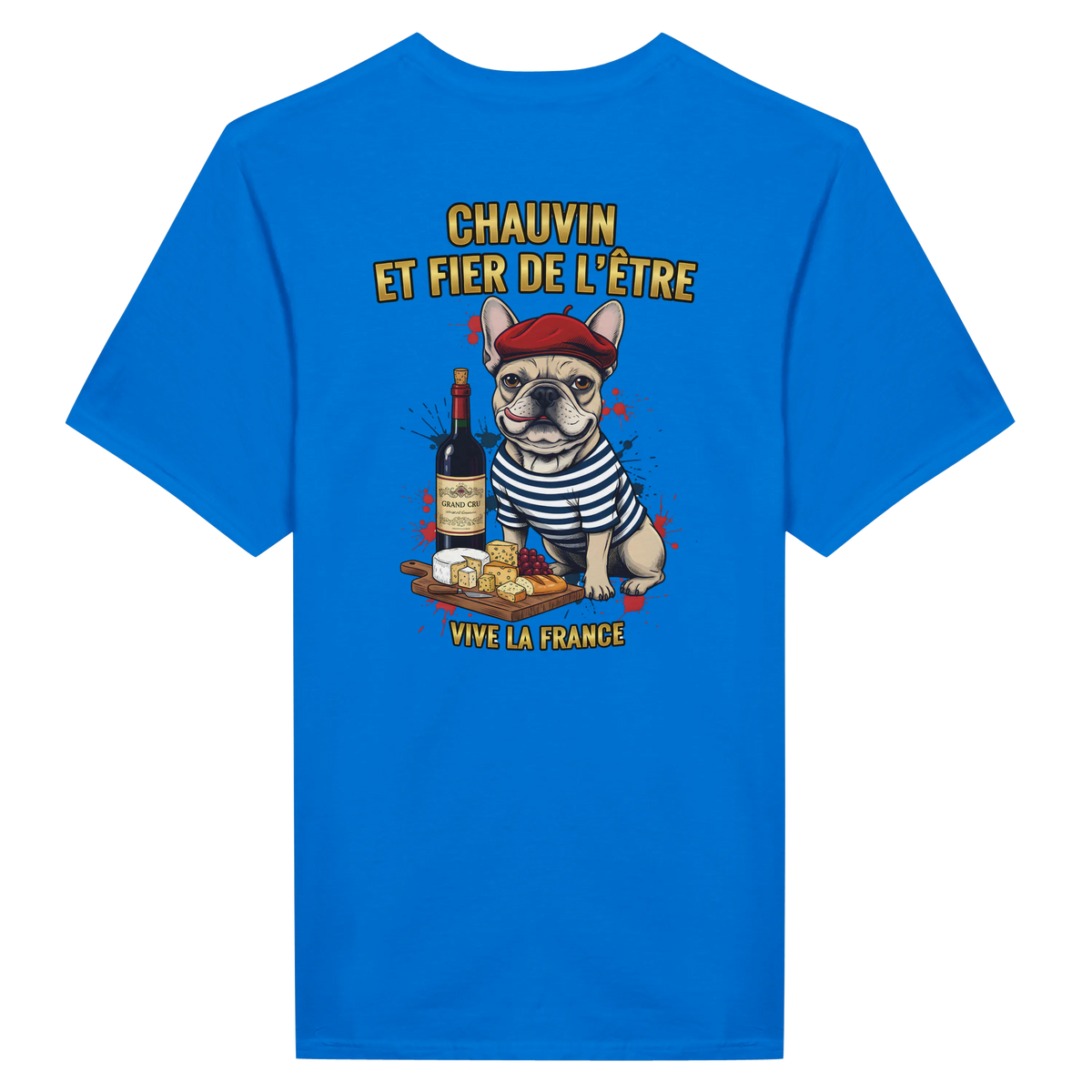 T-shirt Homme Chauvin et Fier de l'Être - Classique Ras du Cou Gildan 64000