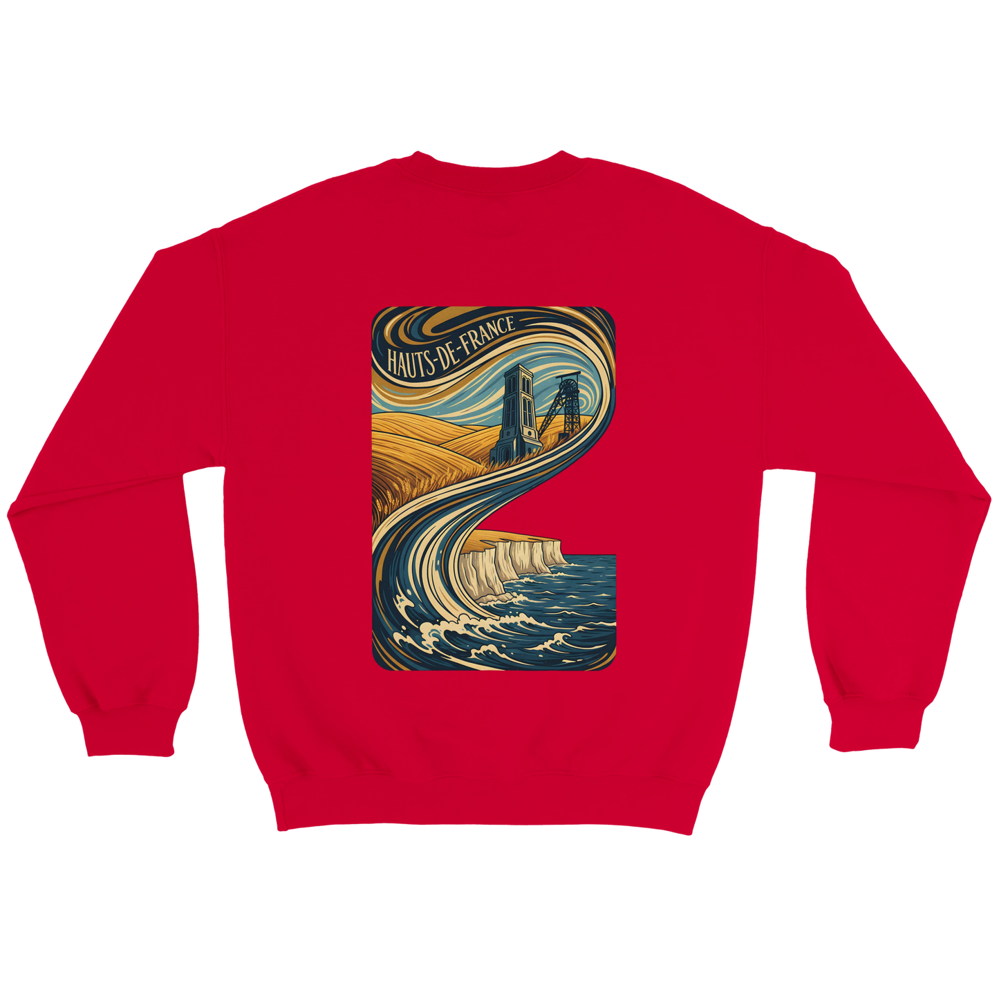Sweat-shirt Unisexe Haut de France - Confort Premium et Design Classique