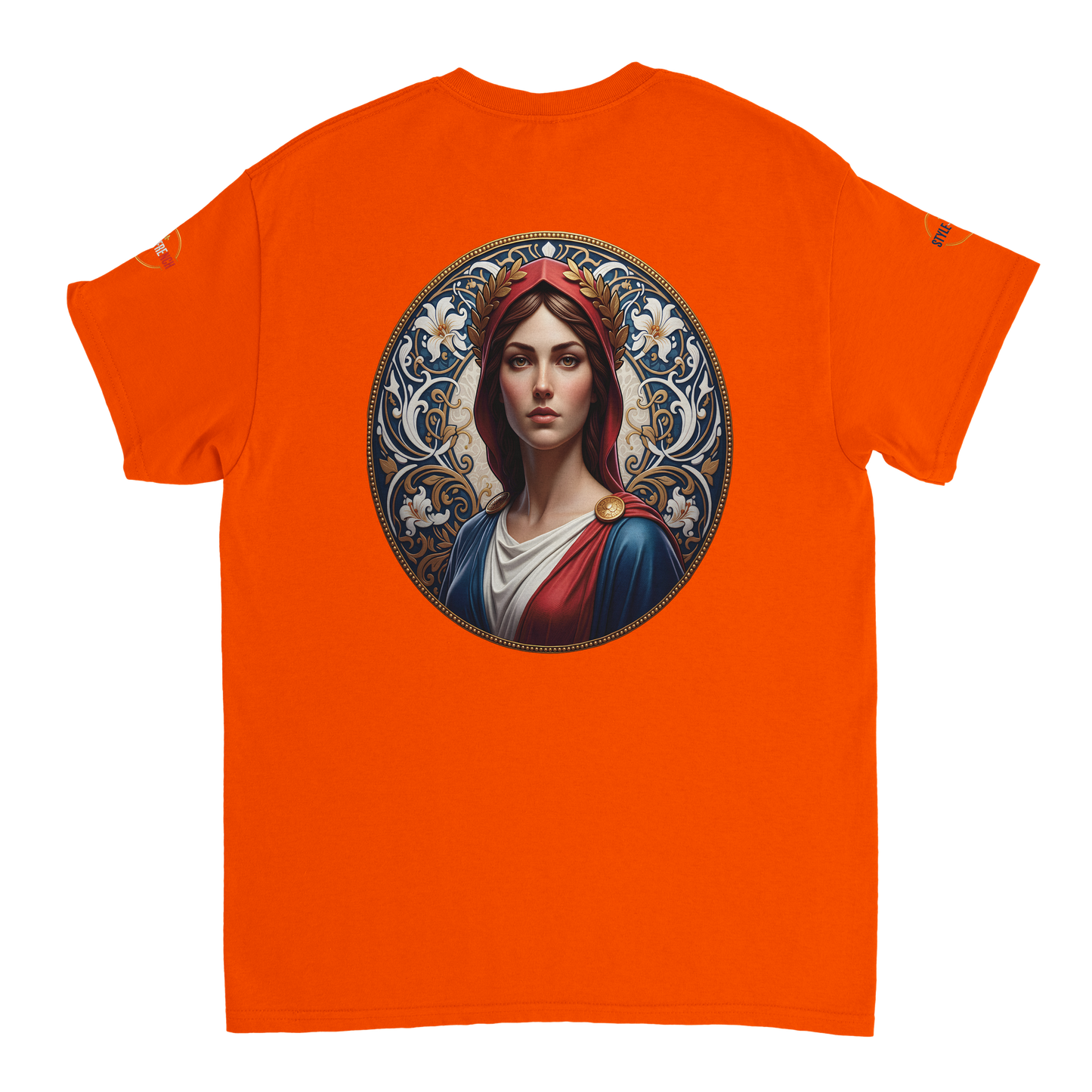 T-shirt Femme Marianne – Coton Épais Coupe Classique