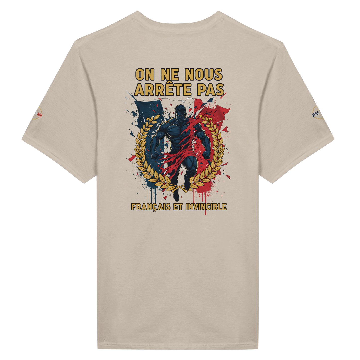 T-shirt Homme 'On  nous arrête pas' – Coton Premium Confort