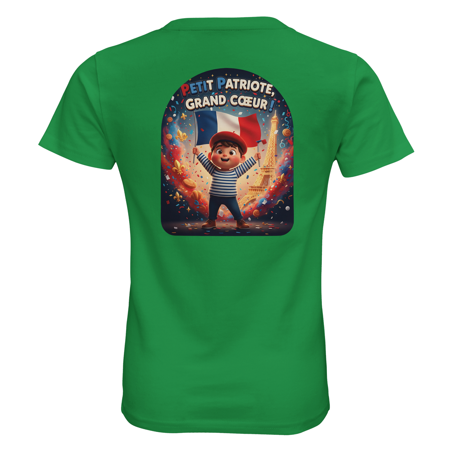 T-shirt Garçon Petit Patriote - Coton Bio Premium