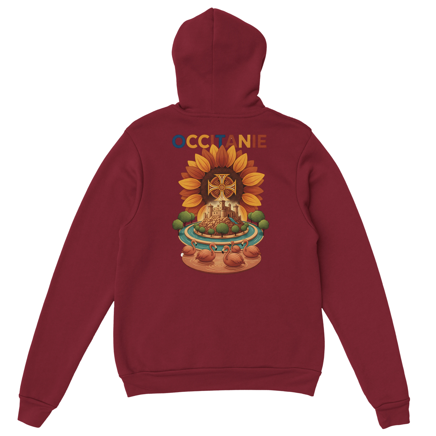 Sweat à Capuche Unisexe Occitanie – Hoodie Confortable et Résistant
