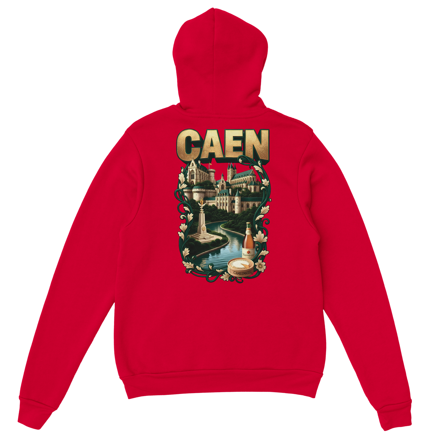 Sweat à capuche Caen - Ville de France - Unisexe Premium