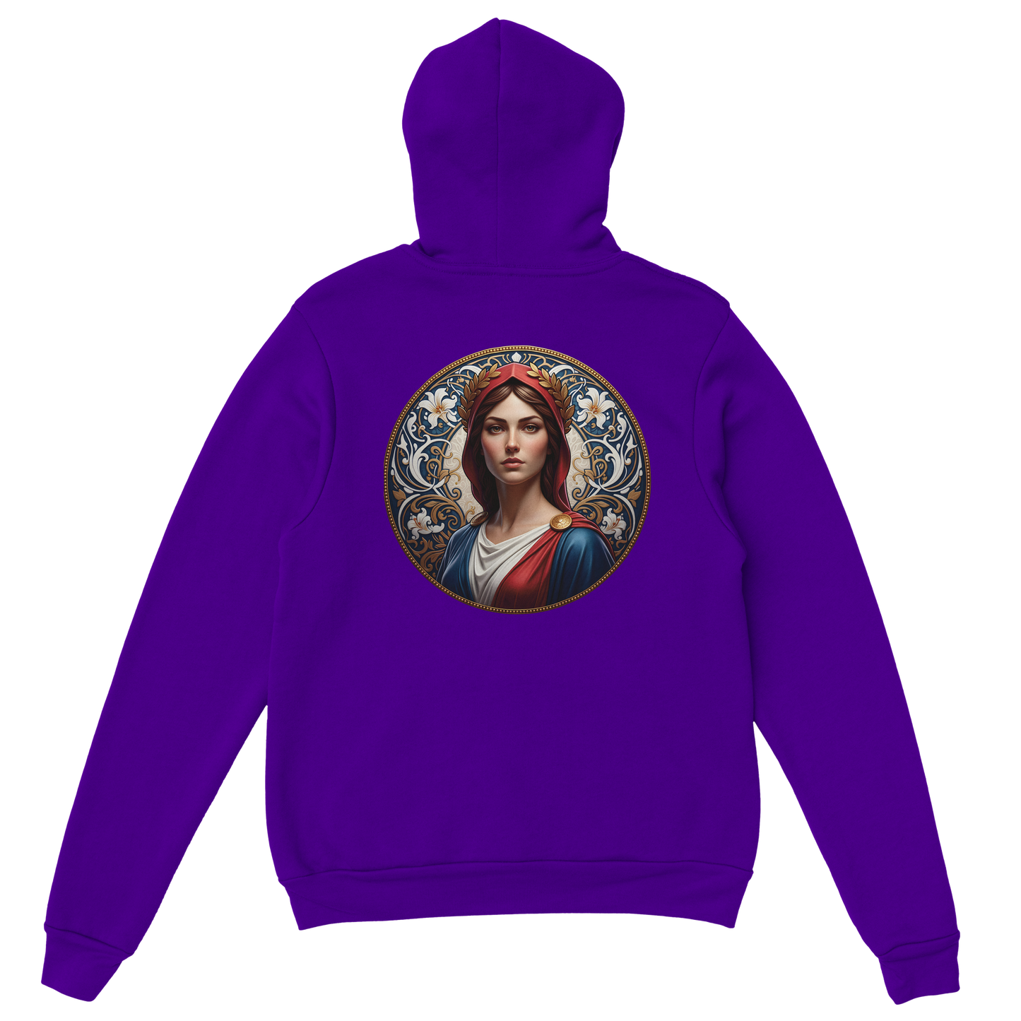 Sweat à capuche femme Marianne - Hoodie en coton et polyester
