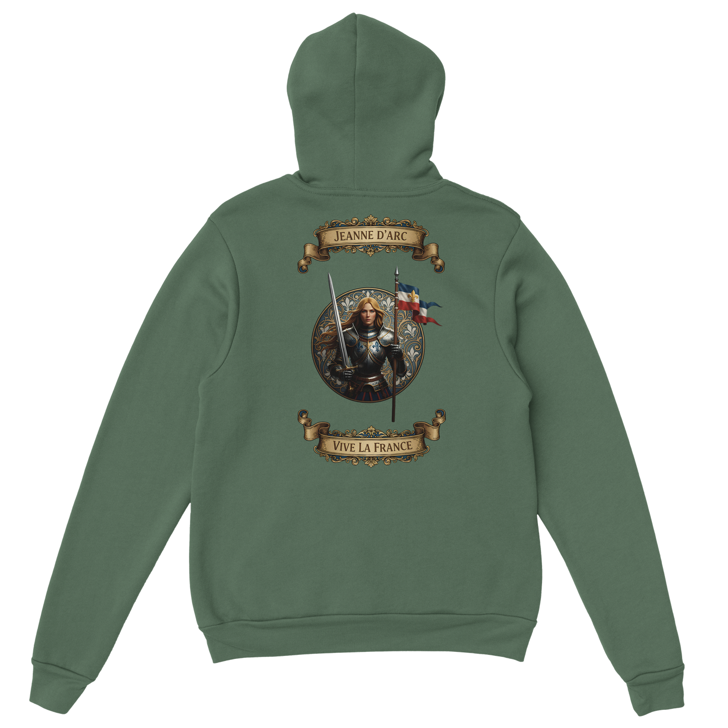 Sweat à Capuche Femme Jeanne d'Arc - Hoodie Confortable et Résistant