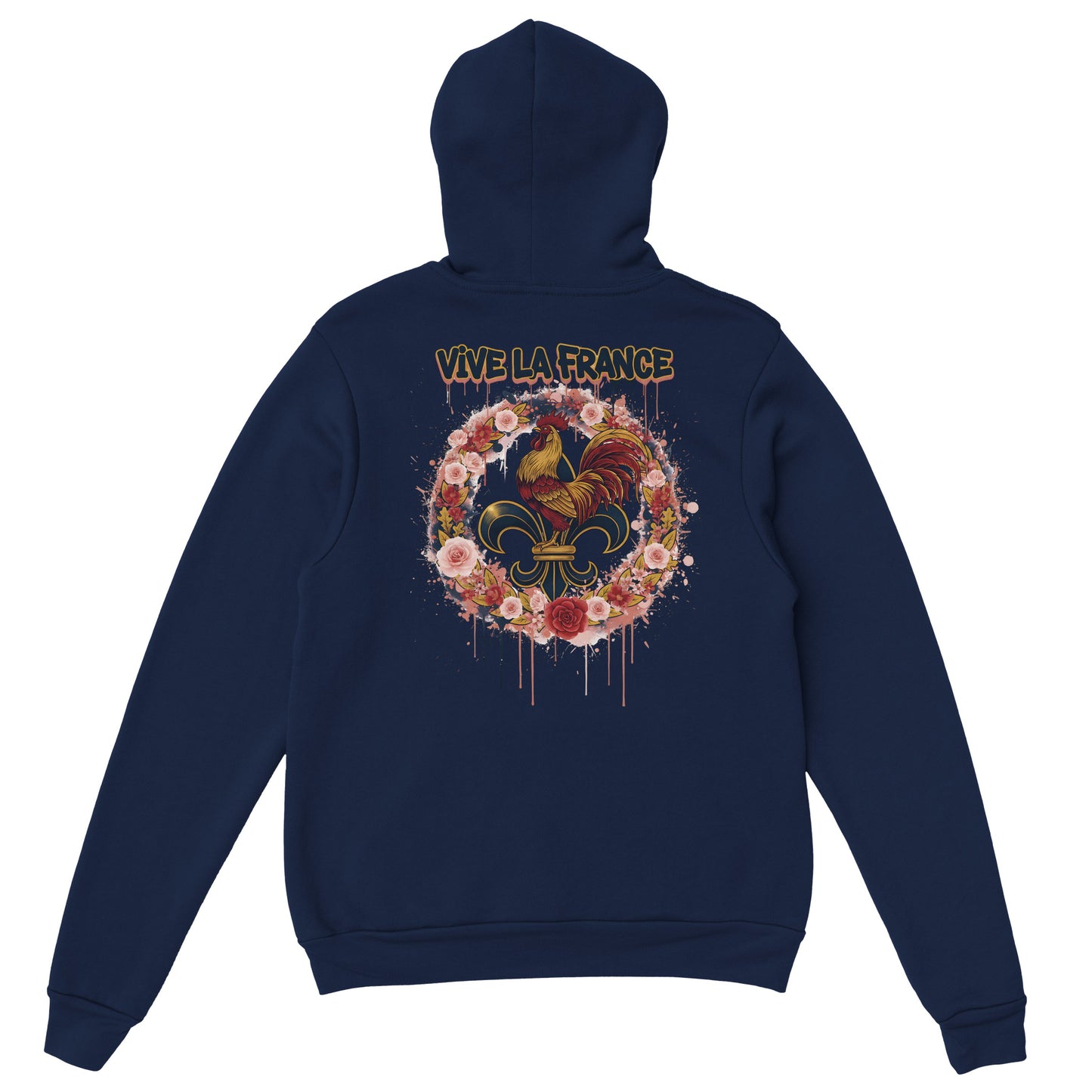 Sweat à capuche femme  Vive la France – Hoodie Premium Confortable et Résistant