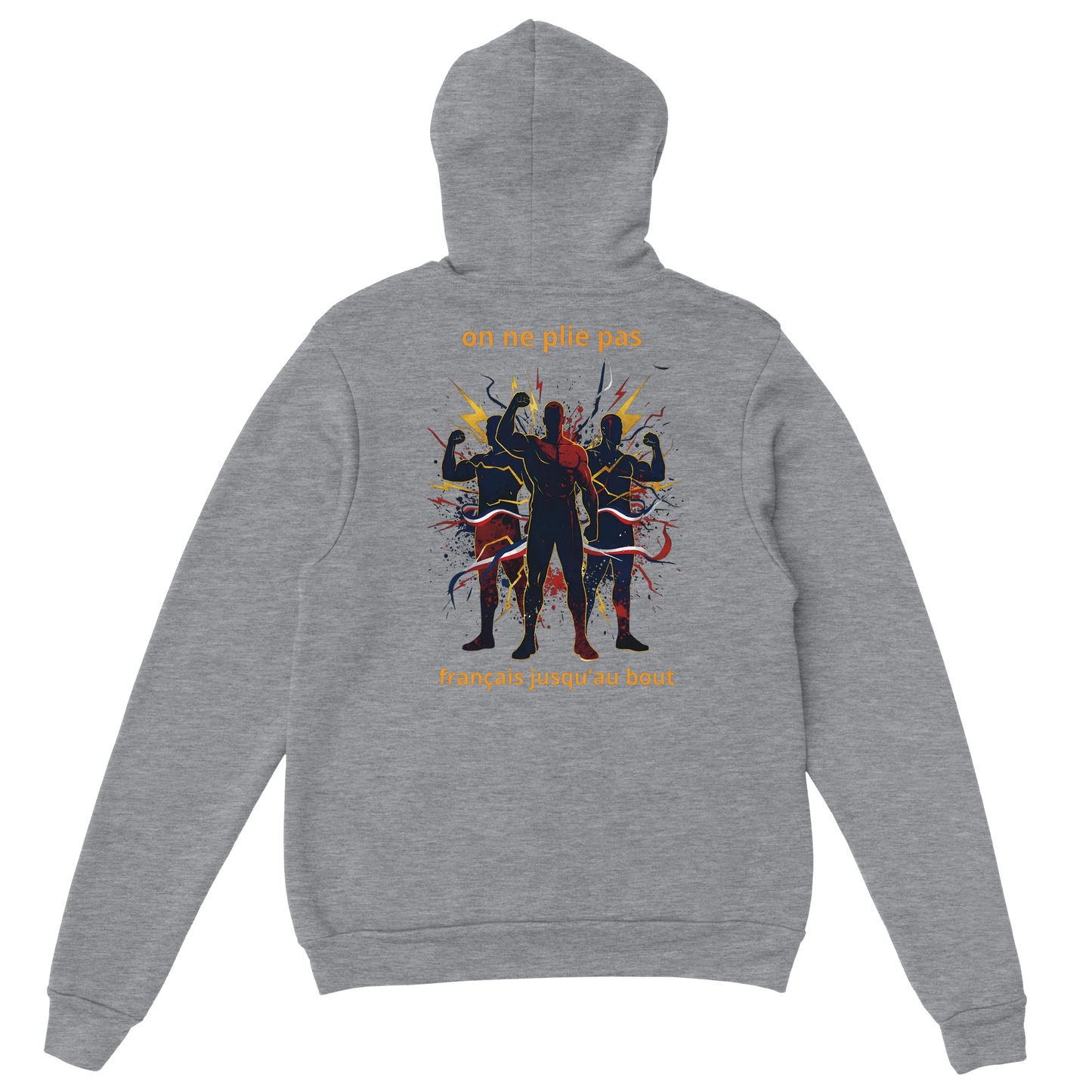 Sweat à capuche homme - Français jusqu'au bout - Confort premium
