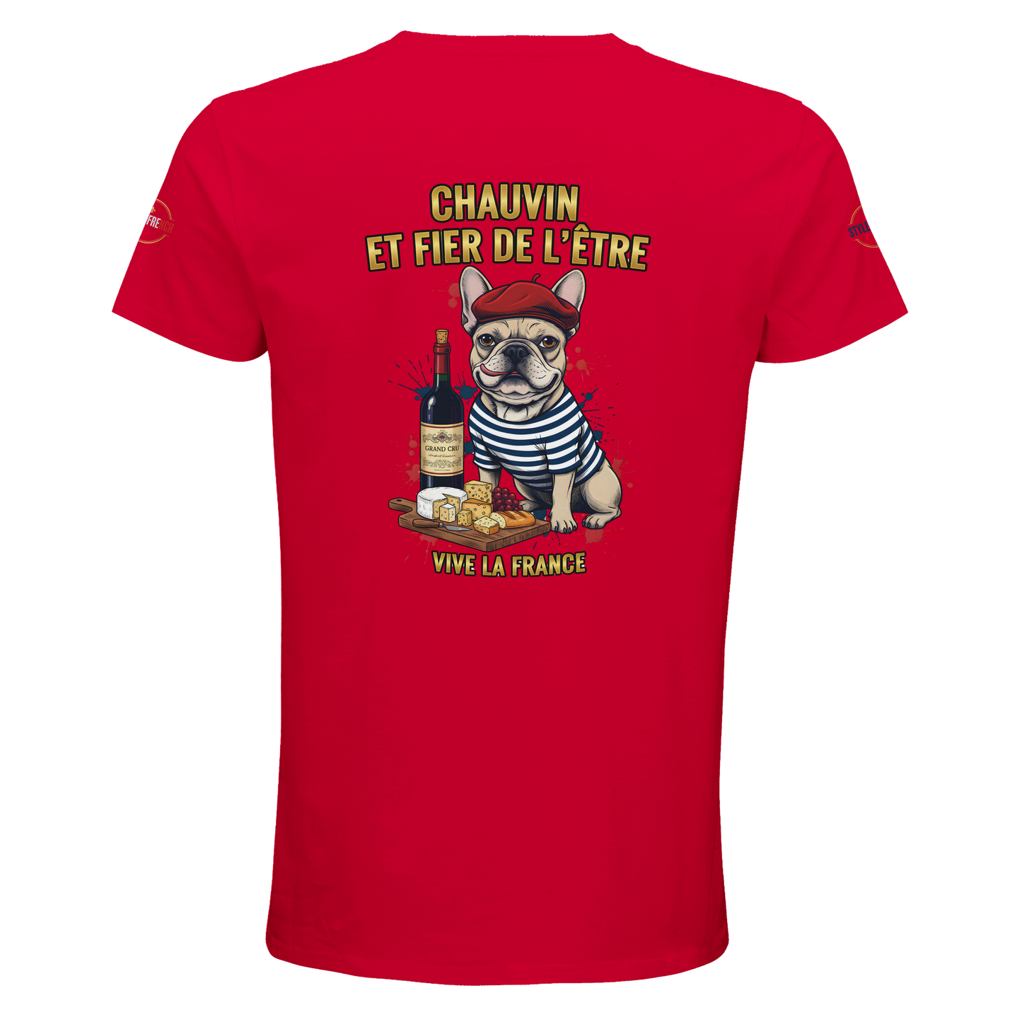 T-shirt Homme Chauvin et Fier de l'Être - 100% Coton Bio