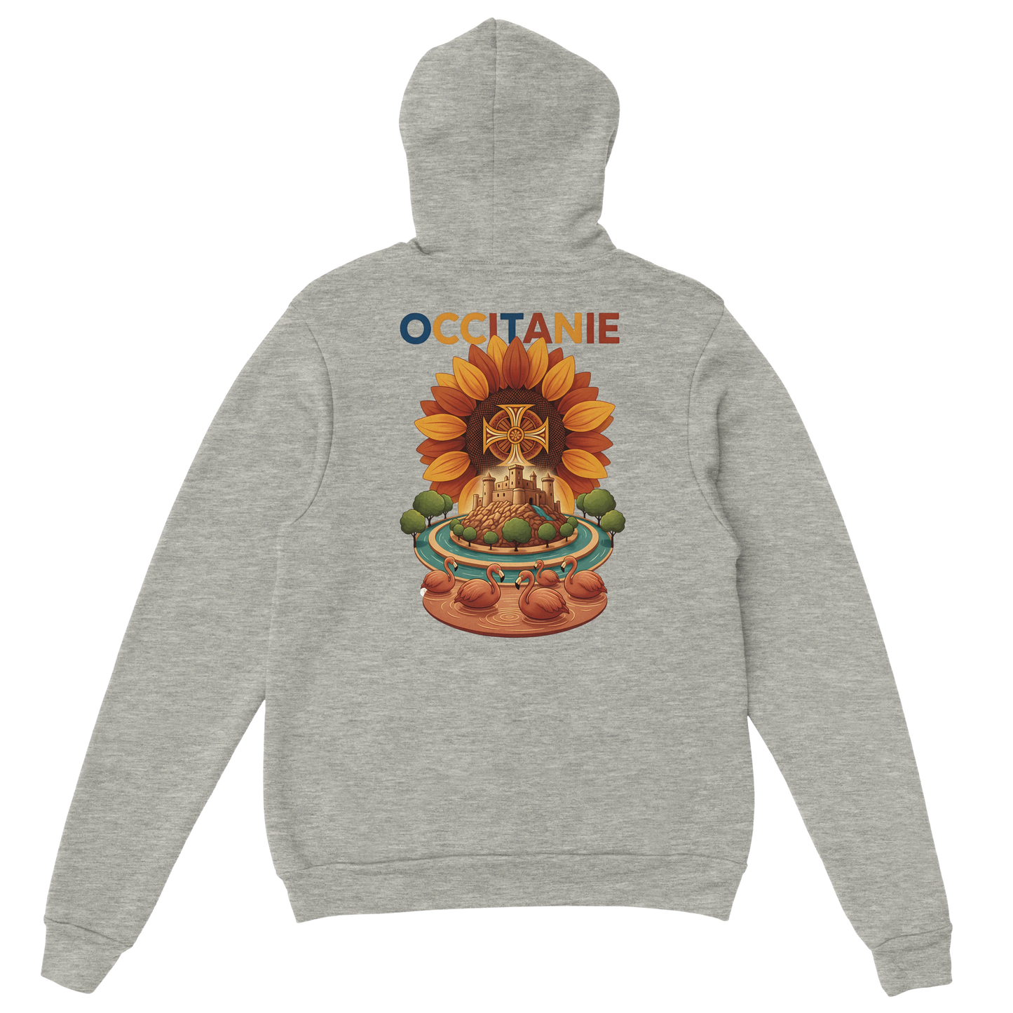 Sweat à Capuche Unisexe Occitanie – Hoodie Confortable et Résistant