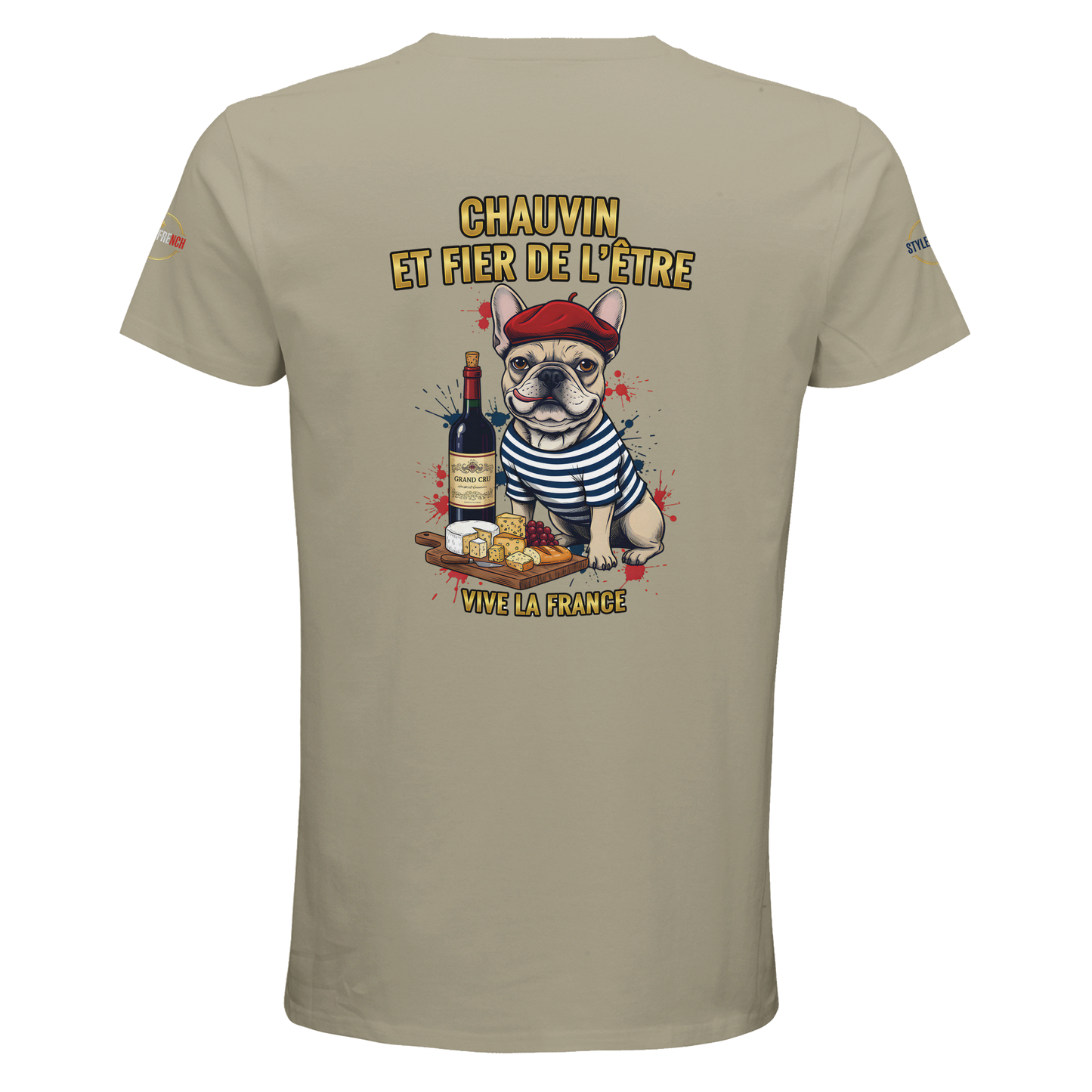 T-shirt Homme Chauvin et Fier de l'Être - 100% Coton Bio