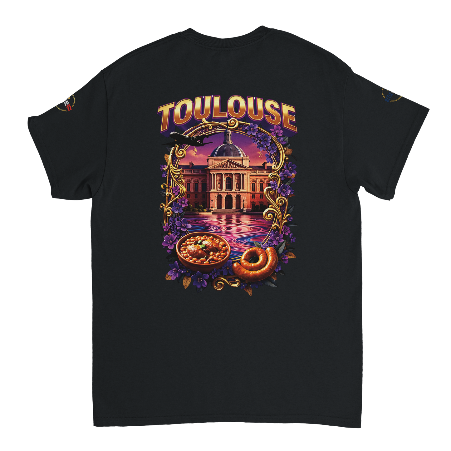 T-Shirt Unisexe Toulouse France – T-Shirt en Coton Premium à Coupe Classique