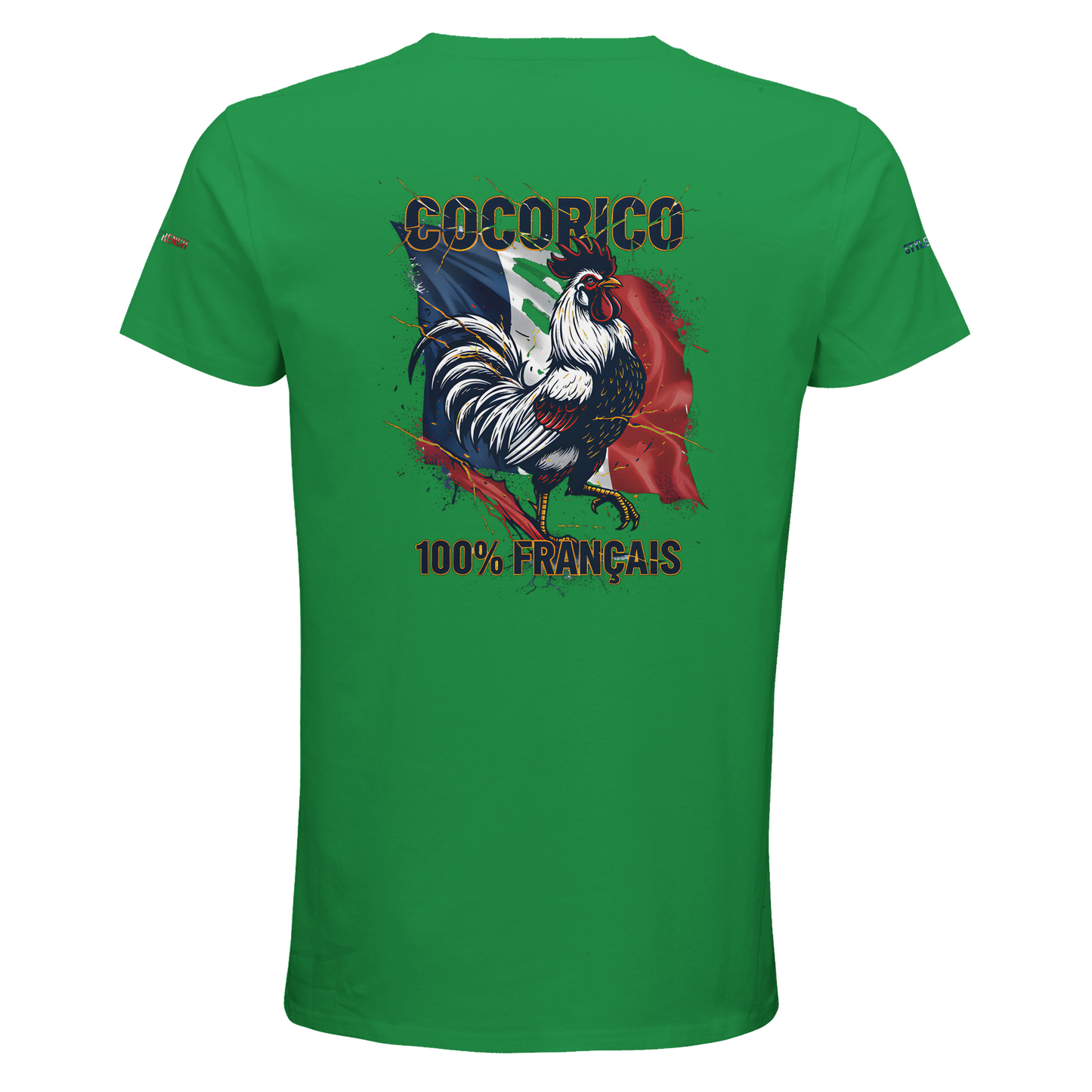 T-shirt Homme Cocorico - Coton Bio Premium à Col Rond
