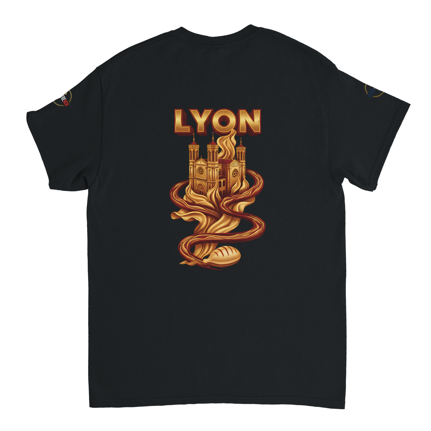T-Shirt Unisexe Lyon - Design Ville de France - 100% Coton