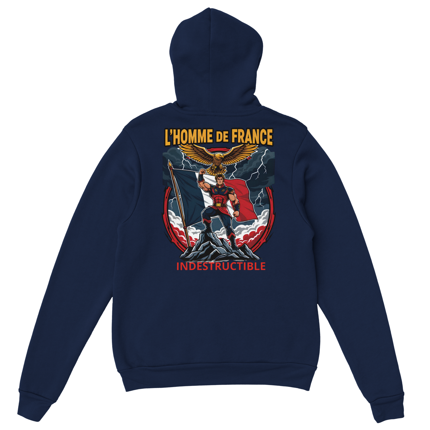 Sweat à Capuche Homme homme de France - Design France - Confort Premium